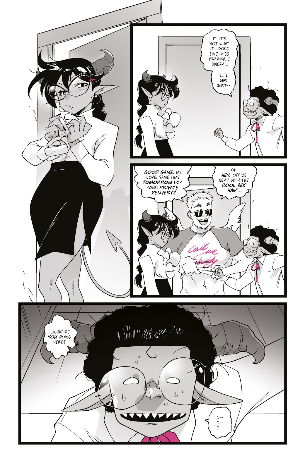Mirka Andolfo's Sweet Paprika: Black White & Pink Issue #1 - Page 25