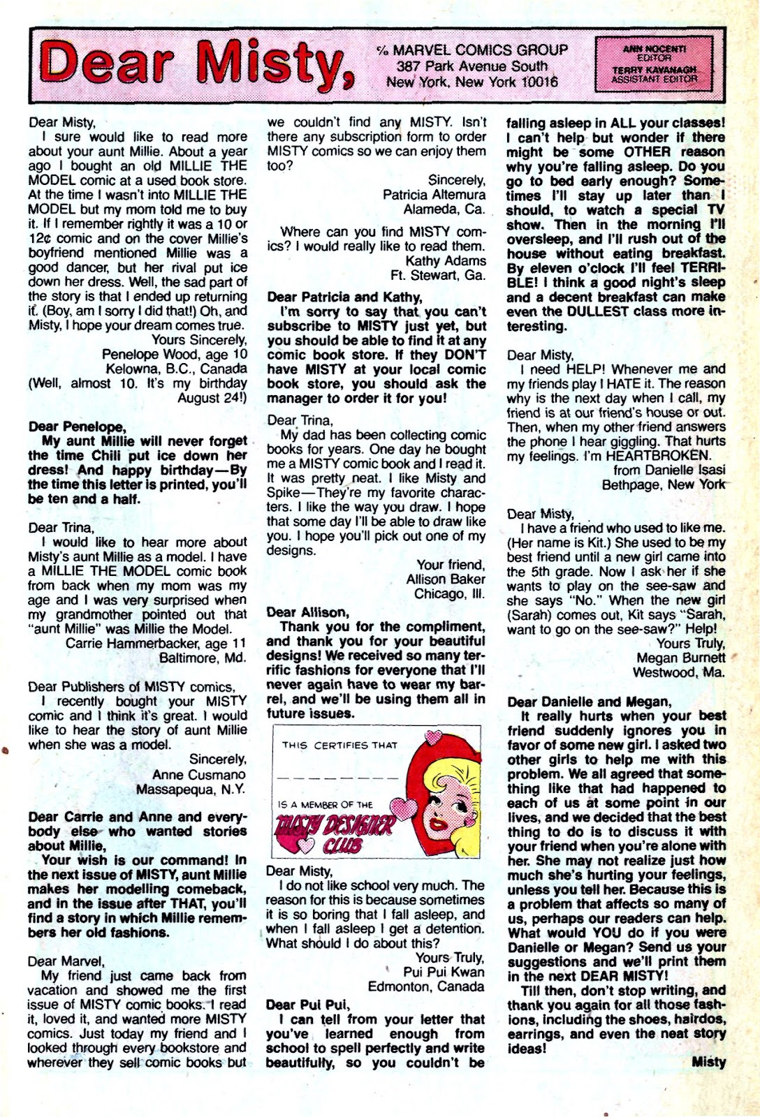 Misty (1985) Issue #3 - Page 31