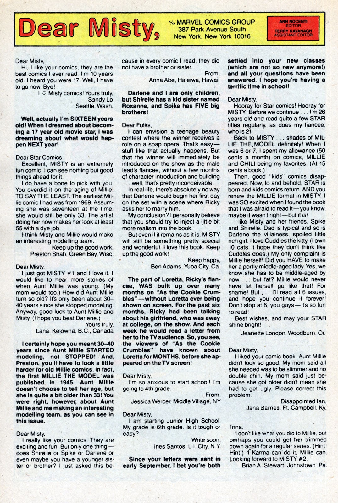 Misty (1985) Issue #4 - Page 32