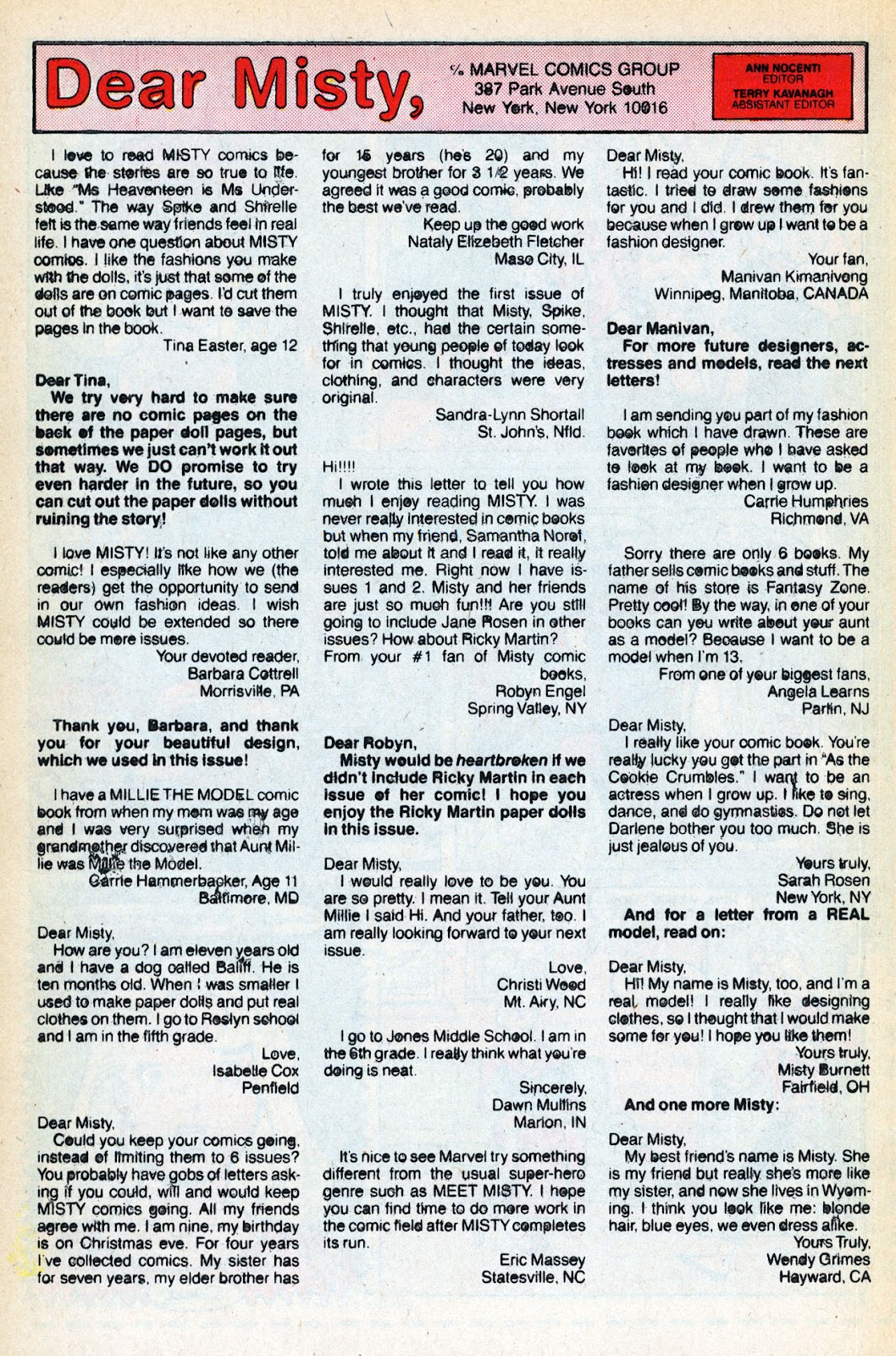 Misty (1985) Issue #5 - Page 30