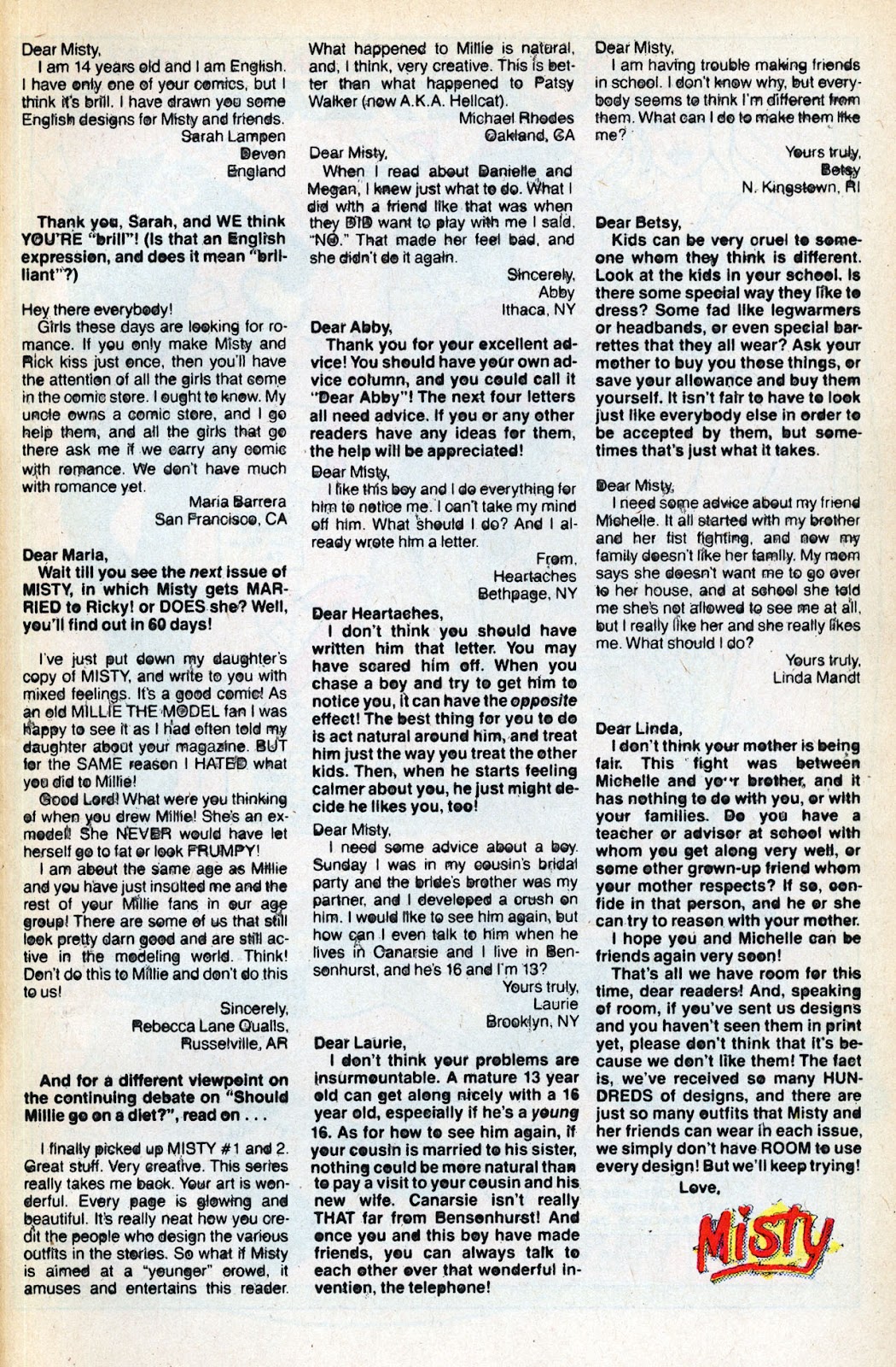 Misty (1985) Issue #5 - Page 31