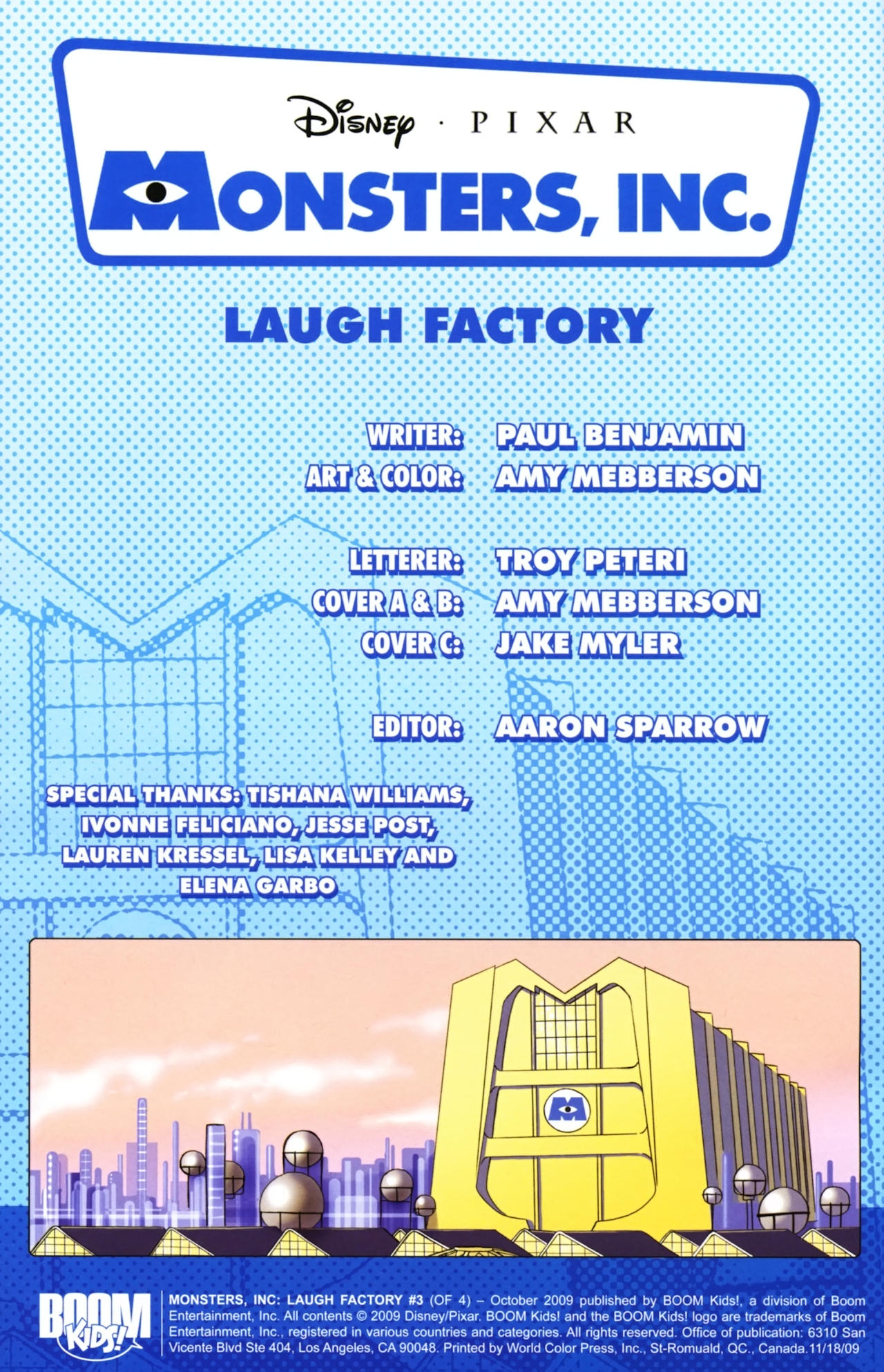 Monsters, Inc: Laugh Factory Issue #3 - Page 3