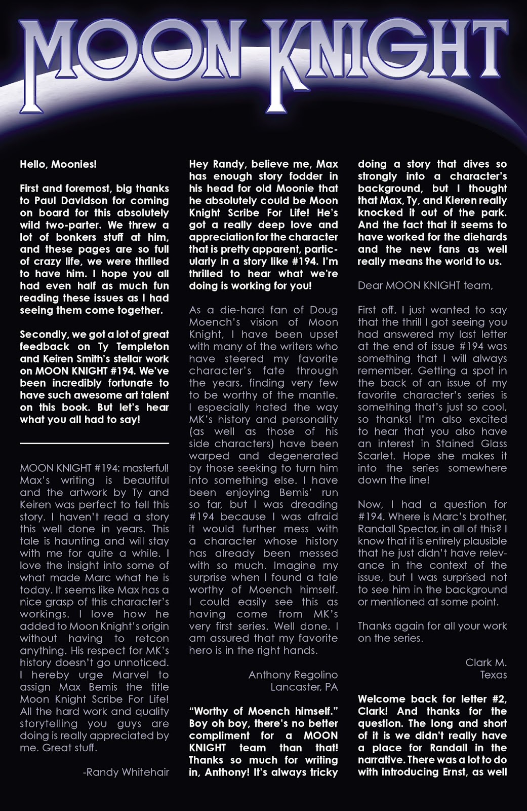 Moon Knight (2016) Issue #196 - Page 21