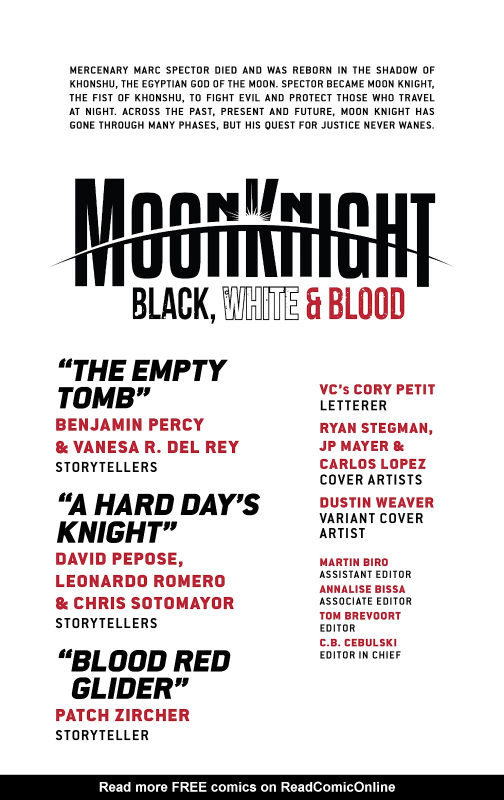 Moon Knight: Black, White & Blood Issue #2 - Page 2