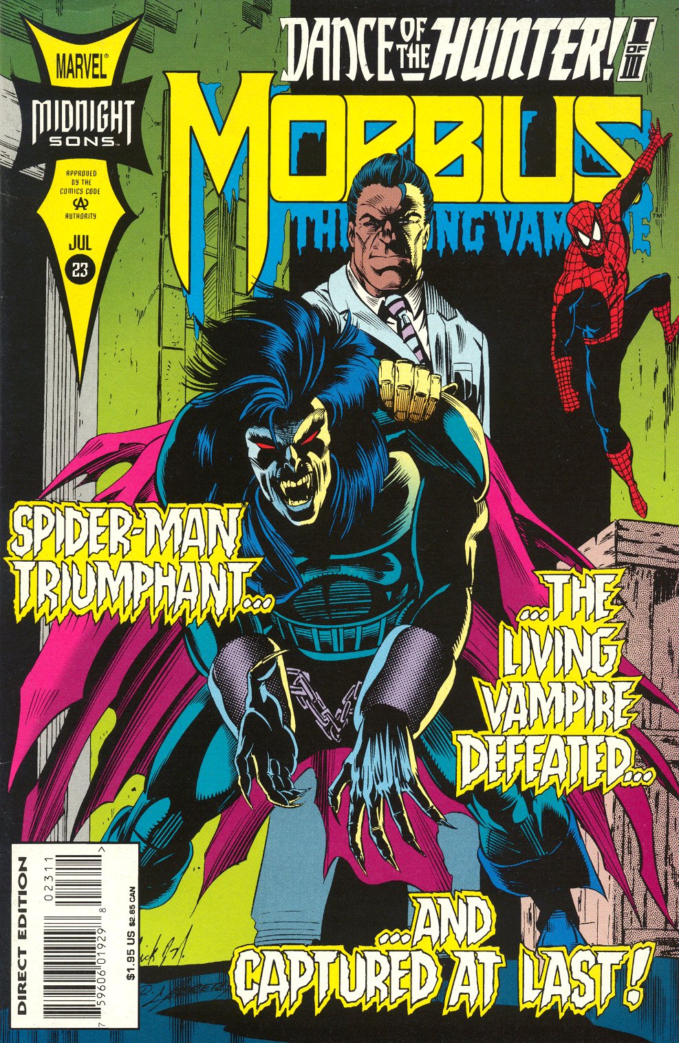 Morbius: The Living Vampire (1992) Issue #23 - Page 1