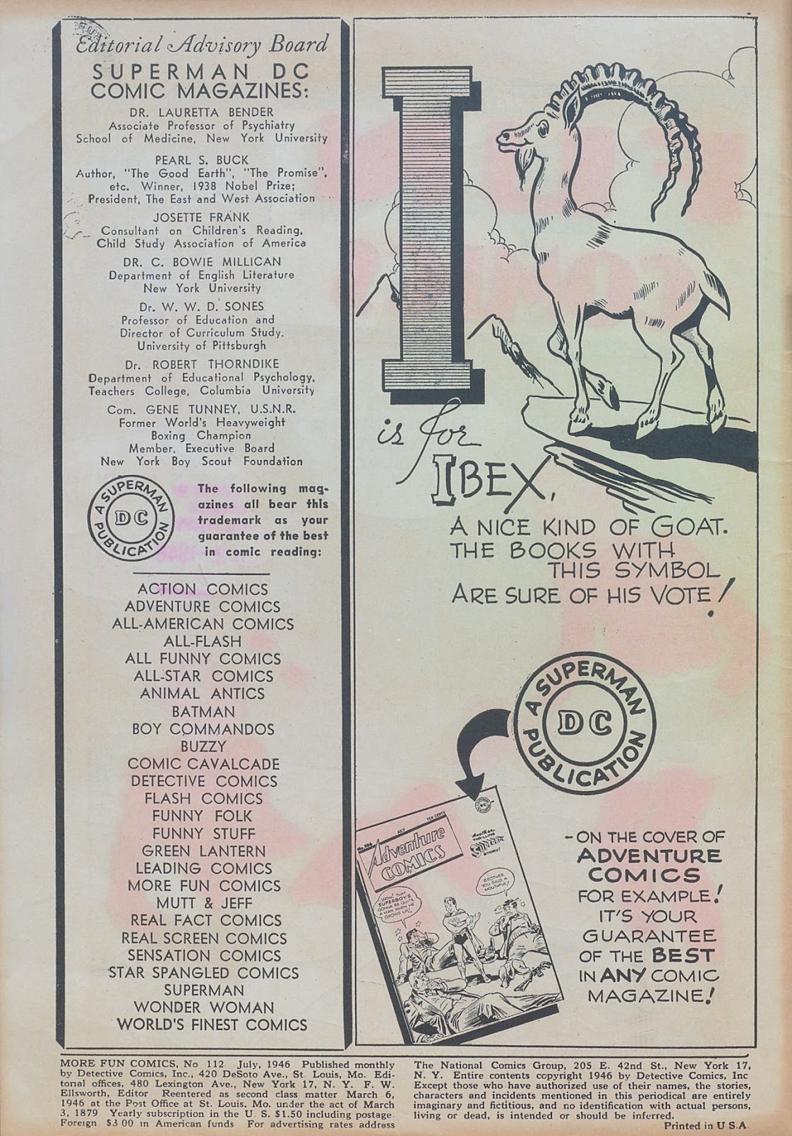 More Fun Comics Issue #112 - Page 2