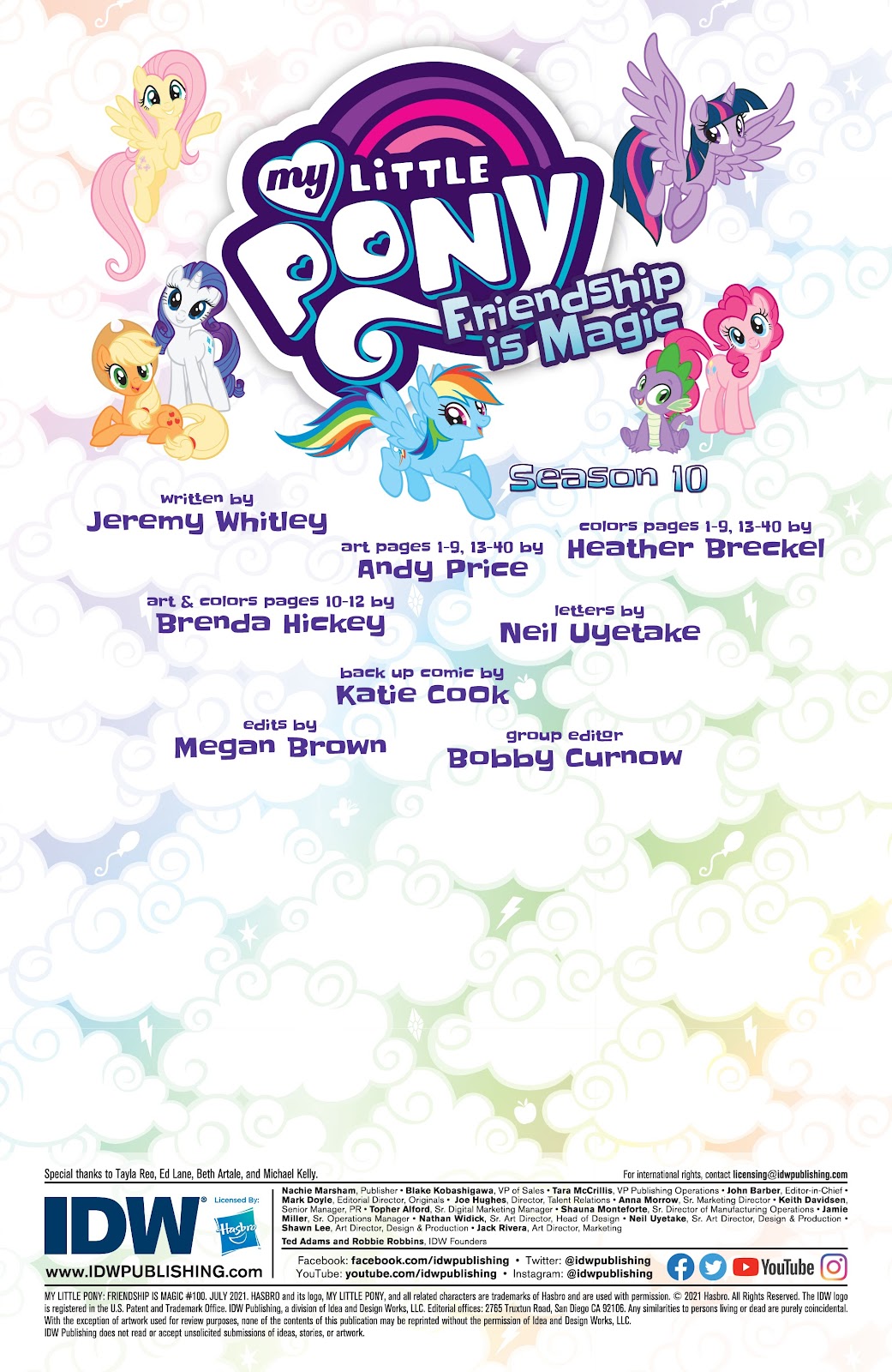 My Little Pony: Friendship is Magic Issue #100 - Page 2