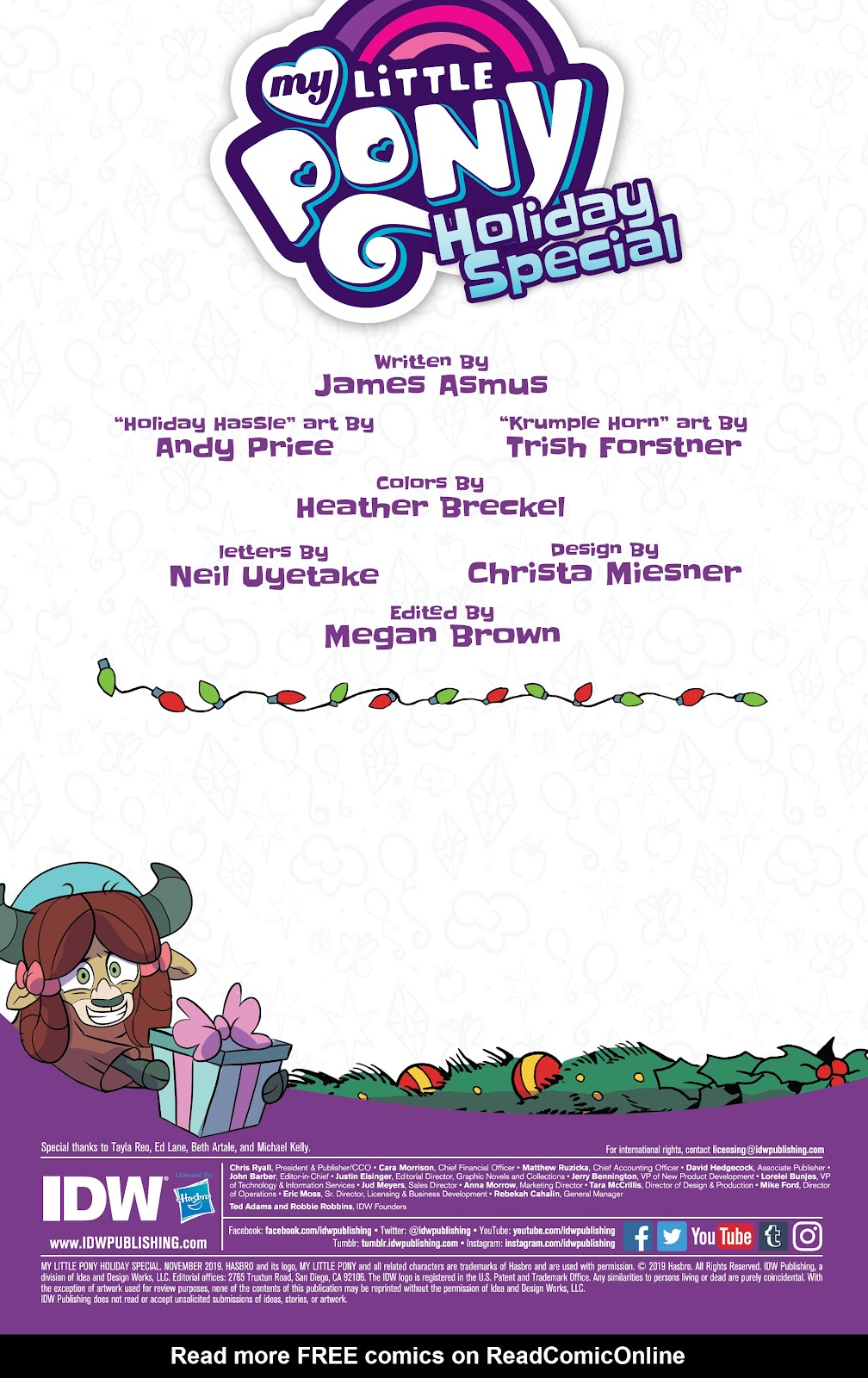 My Little Pony Holiday Special (2019) Full - Page 2
