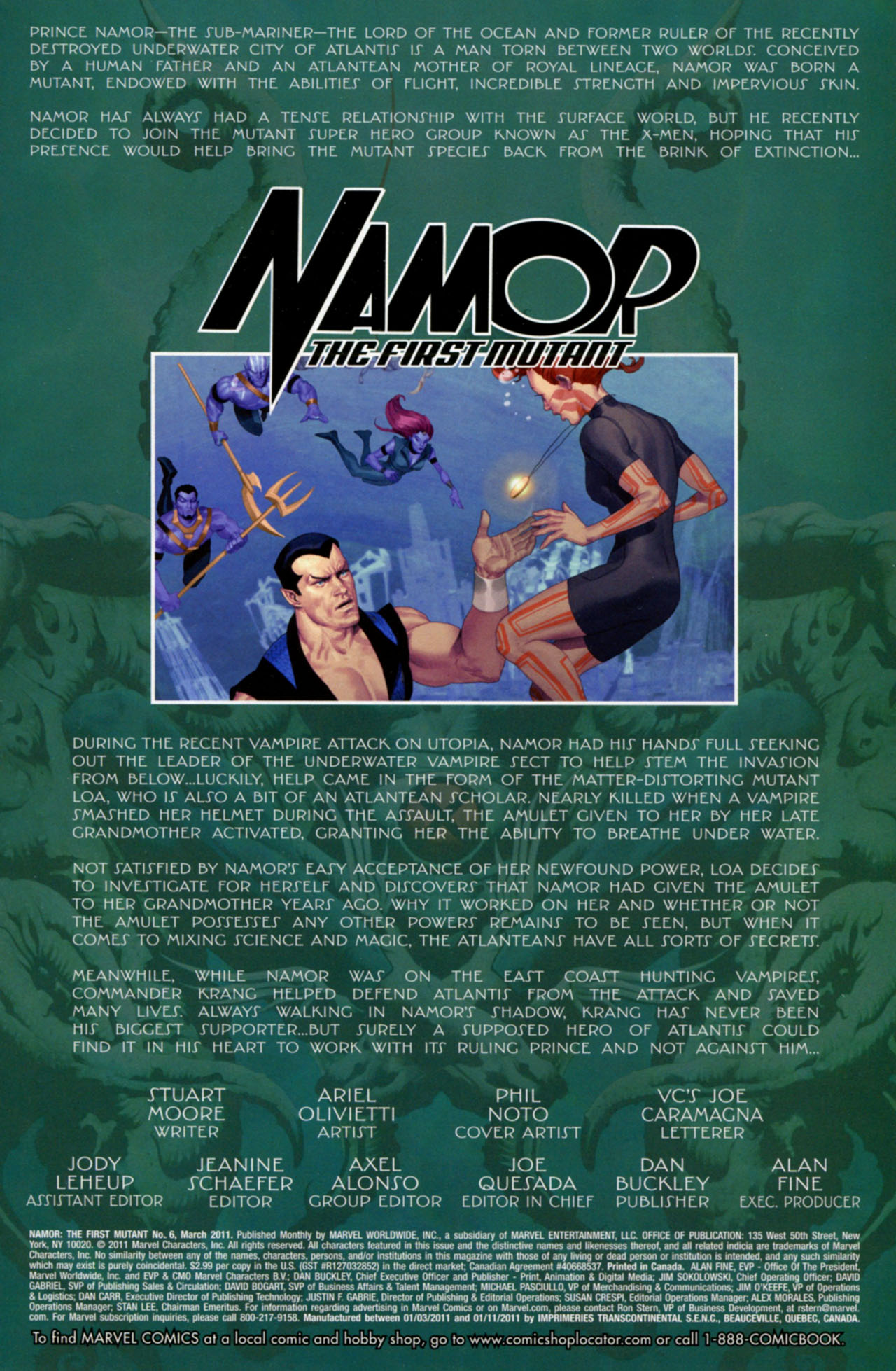 Namor: The First Mutant Issue #6 - Page 2