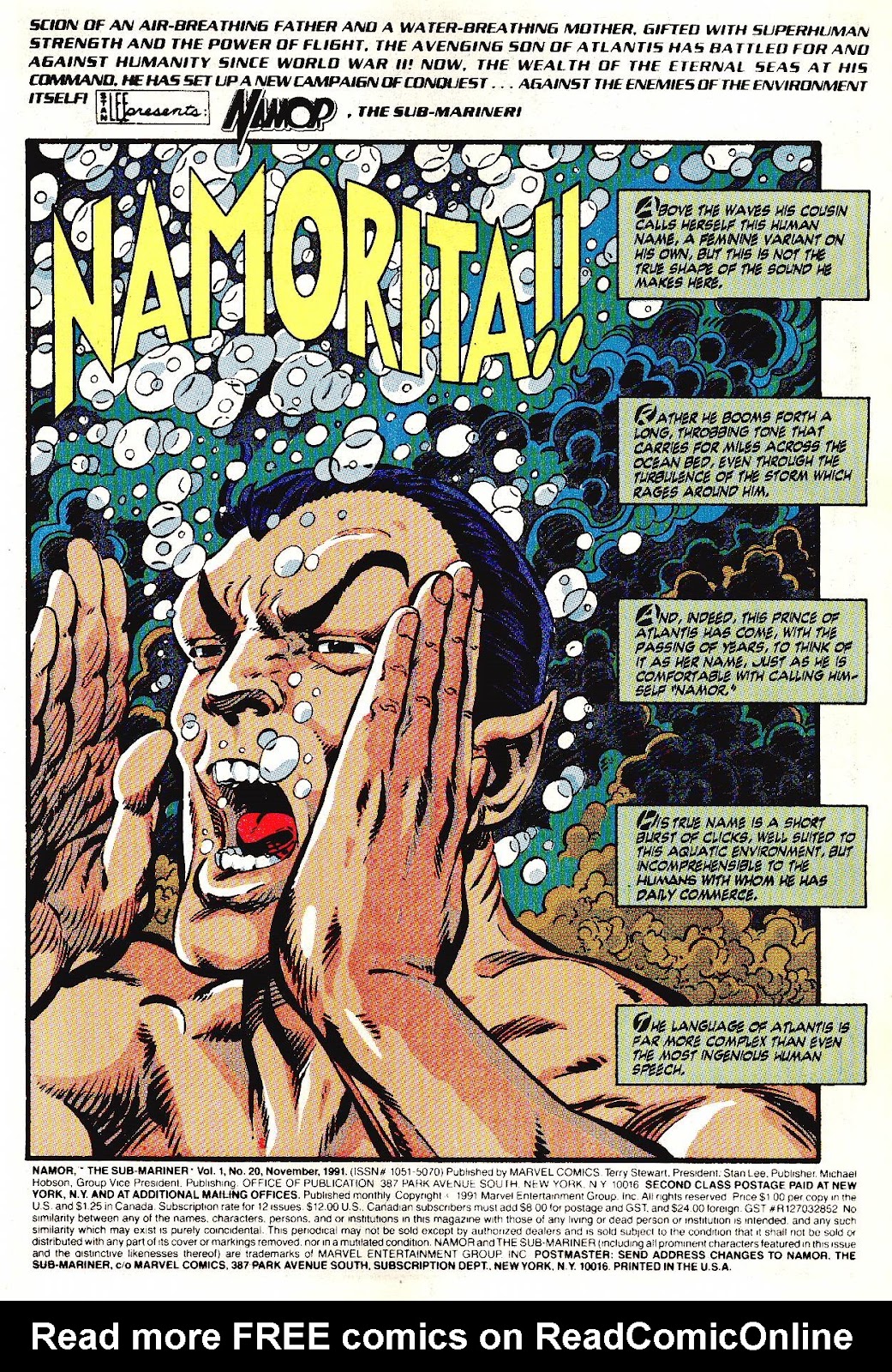 Namor, The Sub-Mariner Issue #20 - Page 2