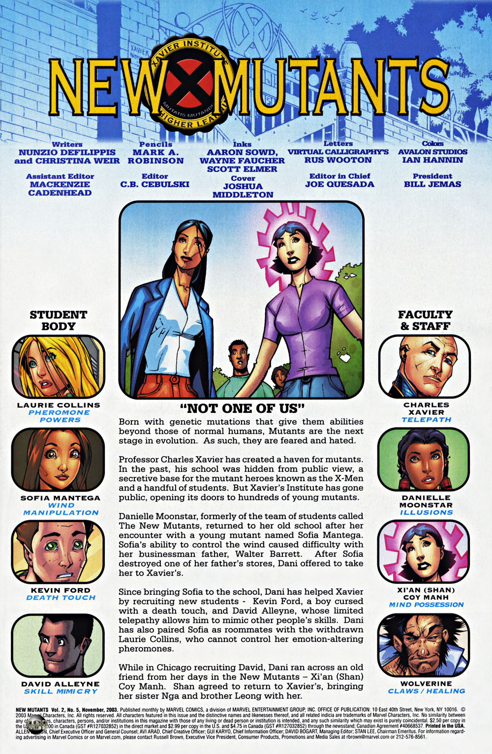 New Mutants (2003) Issue #5 - Page 2