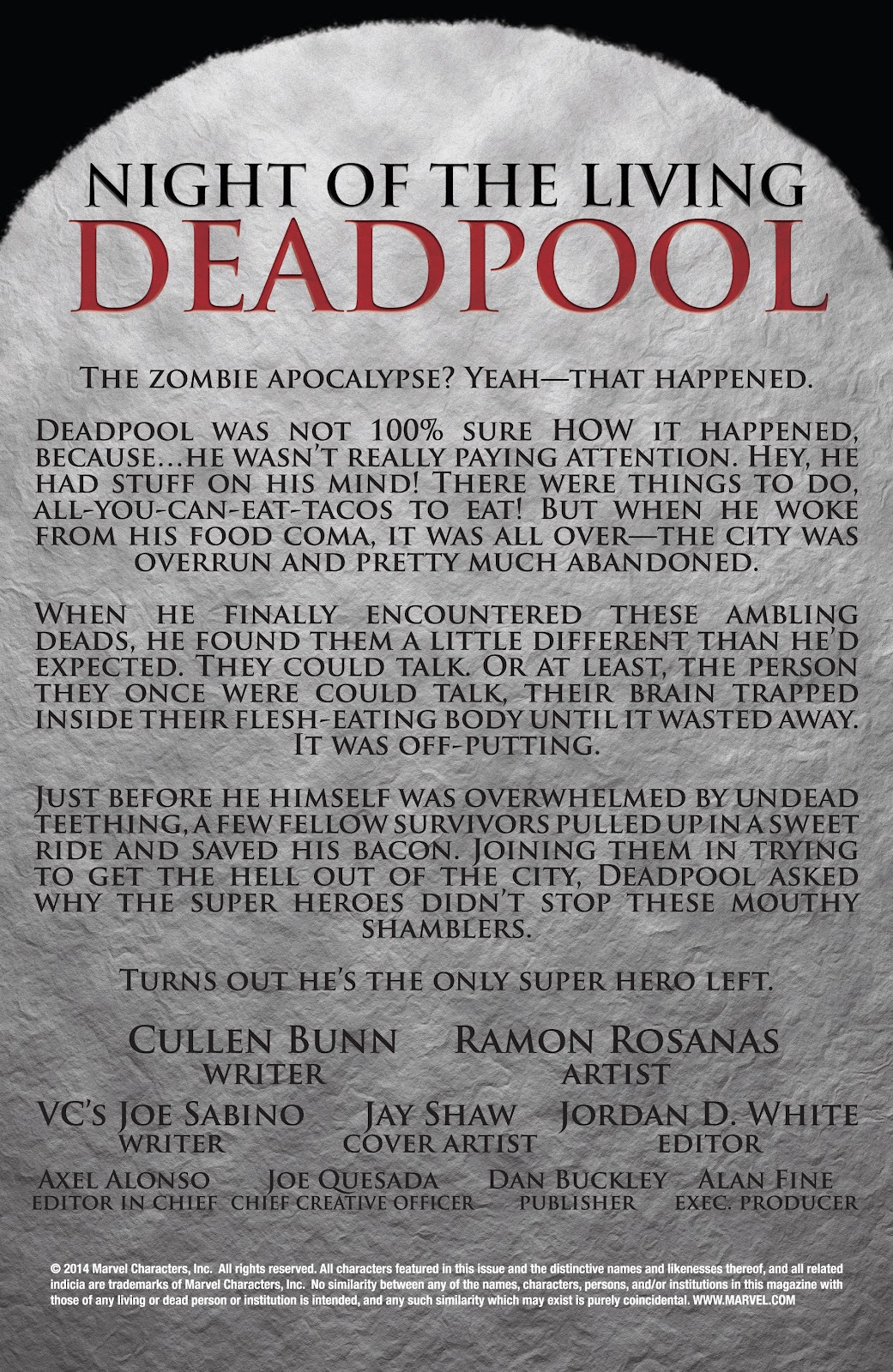 Night of the Living Deadpool Issue #2 - Page 2
