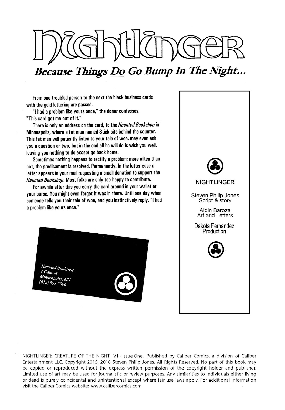 Nightlinger Issue #1 - Page 2