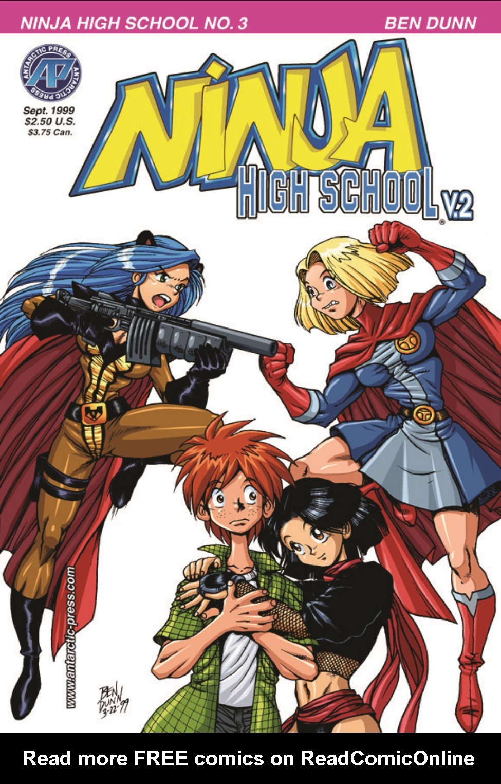 Ninja High School Version 2 Issue #3 - Page 1