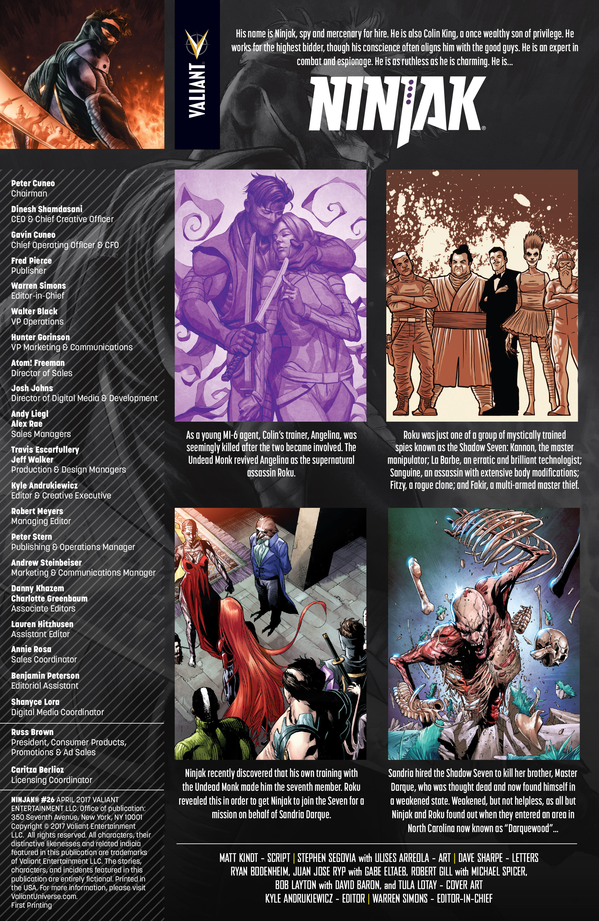 Ninjak (2015) Issue #26 - Page 2