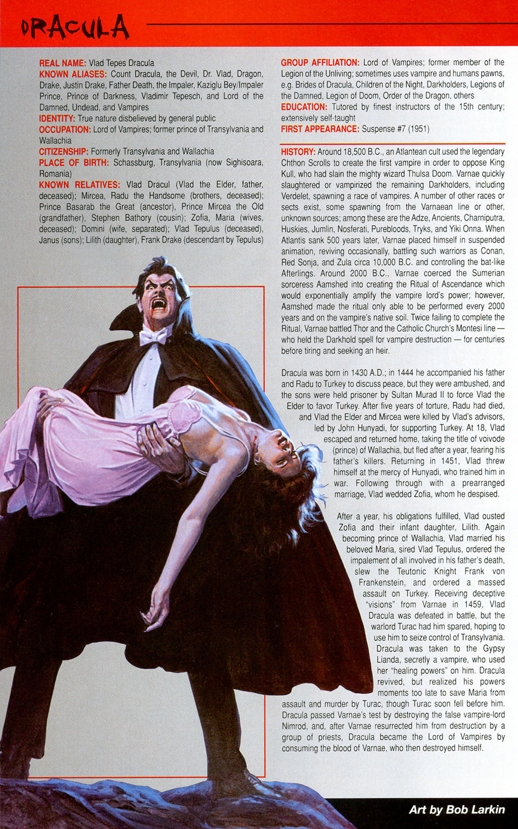 Official Handbook of the Marvel Universe: Horror 2005 Issue #1 - Page 10