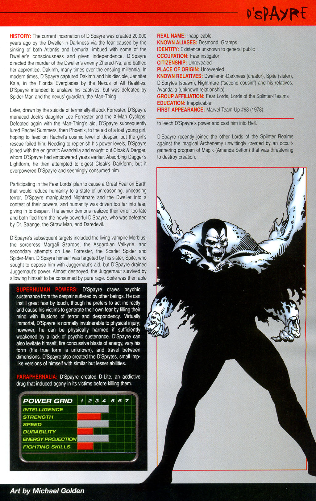 Official Handbook of the Marvel Universe: Horror 2005 Issue #1 - Page 13