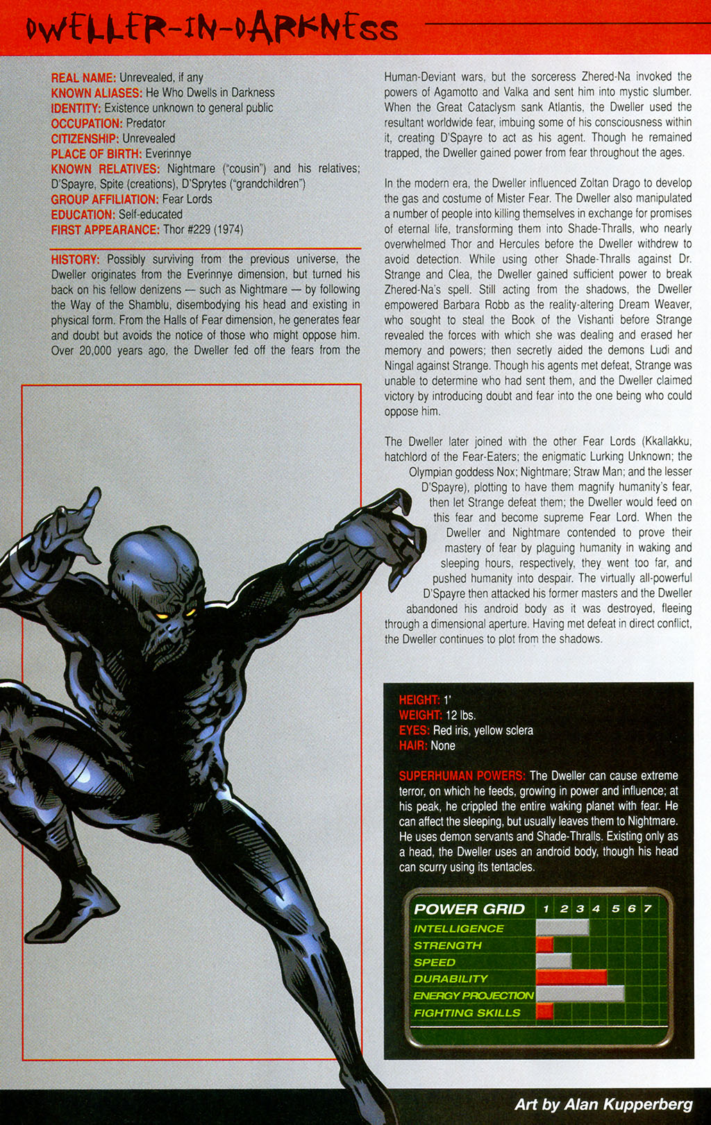Official Handbook of the Marvel Universe: Horror 2005 Issue #1 - Page 14