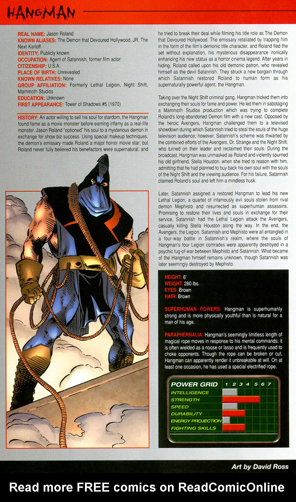 Official Handbook of the Marvel Universe: Horror 2005 Issue #1 - Page 18