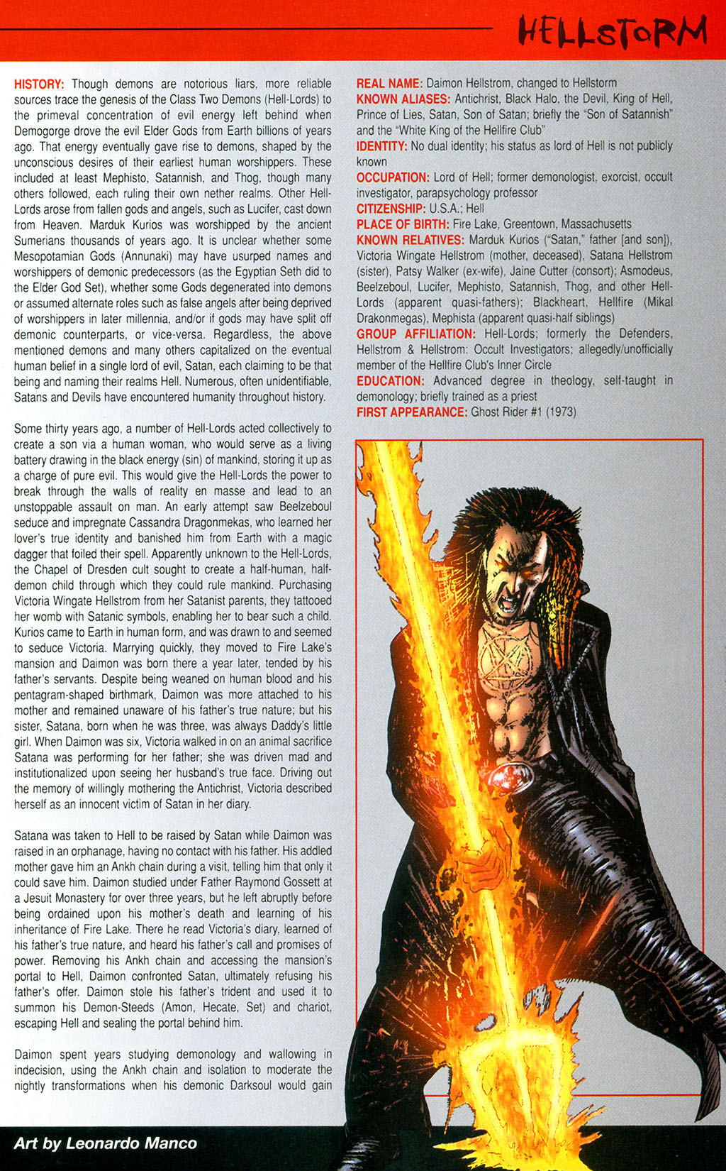 Official Handbook of the Marvel Universe: Horror 2005 Issue #1 - Page 19
