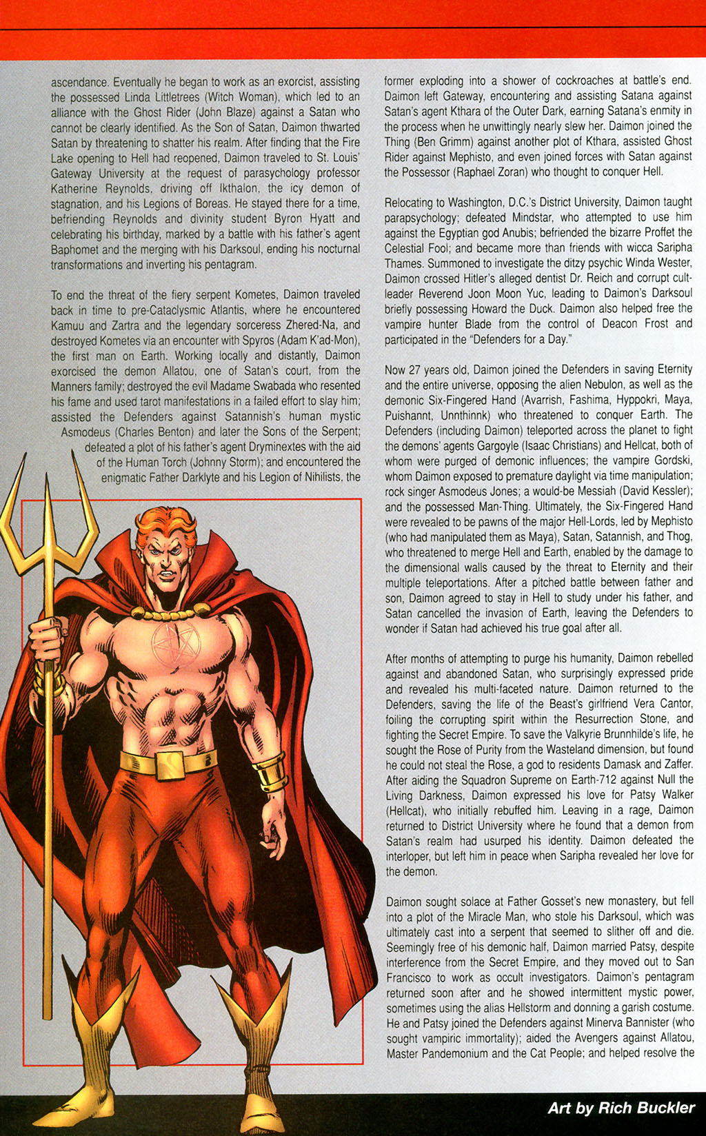 Official Handbook of the Marvel Universe: Horror 2005 Issue #1 - Page 20