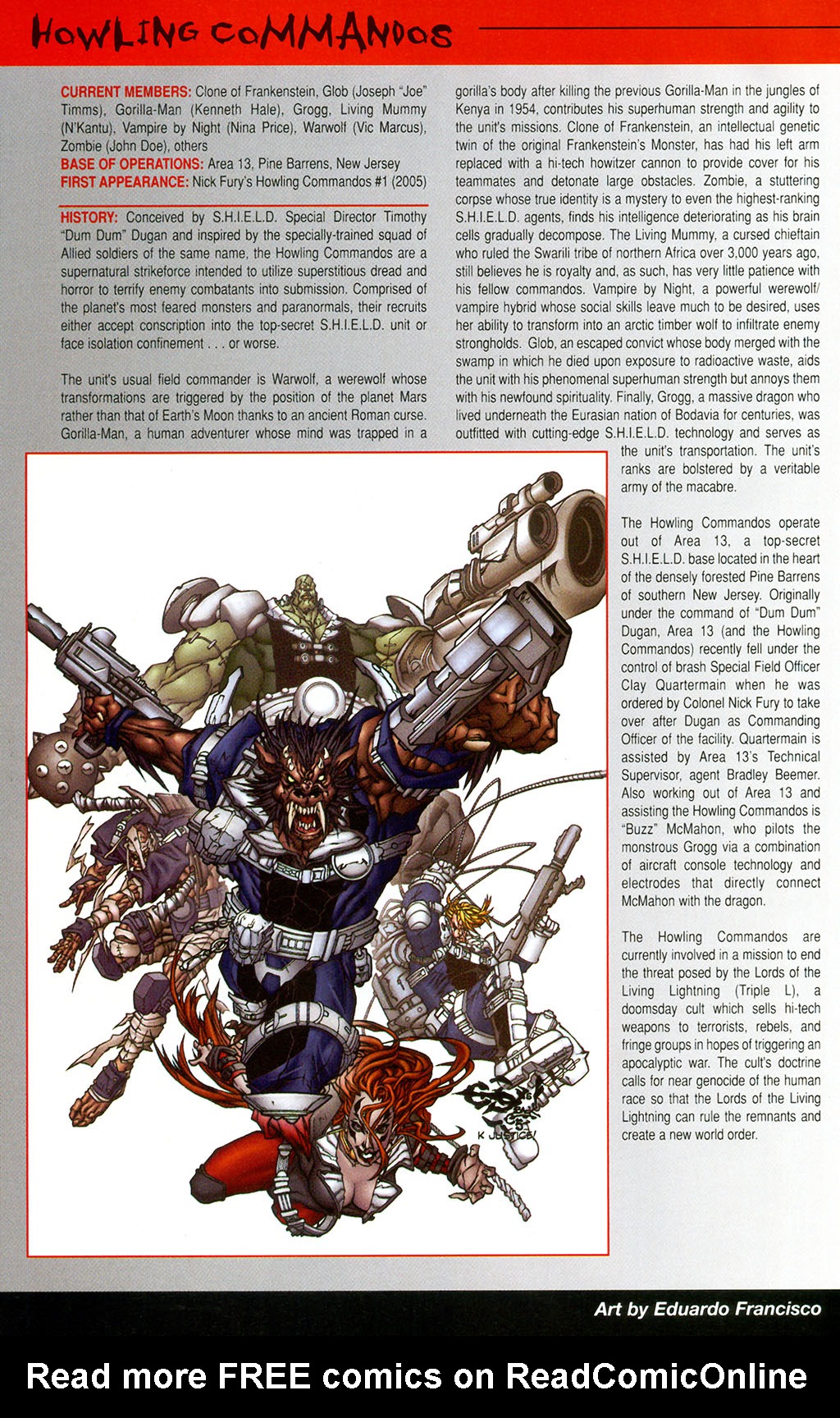 Official Handbook of the Marvel Universe: Horror 2005 Issue #1 - Page 22