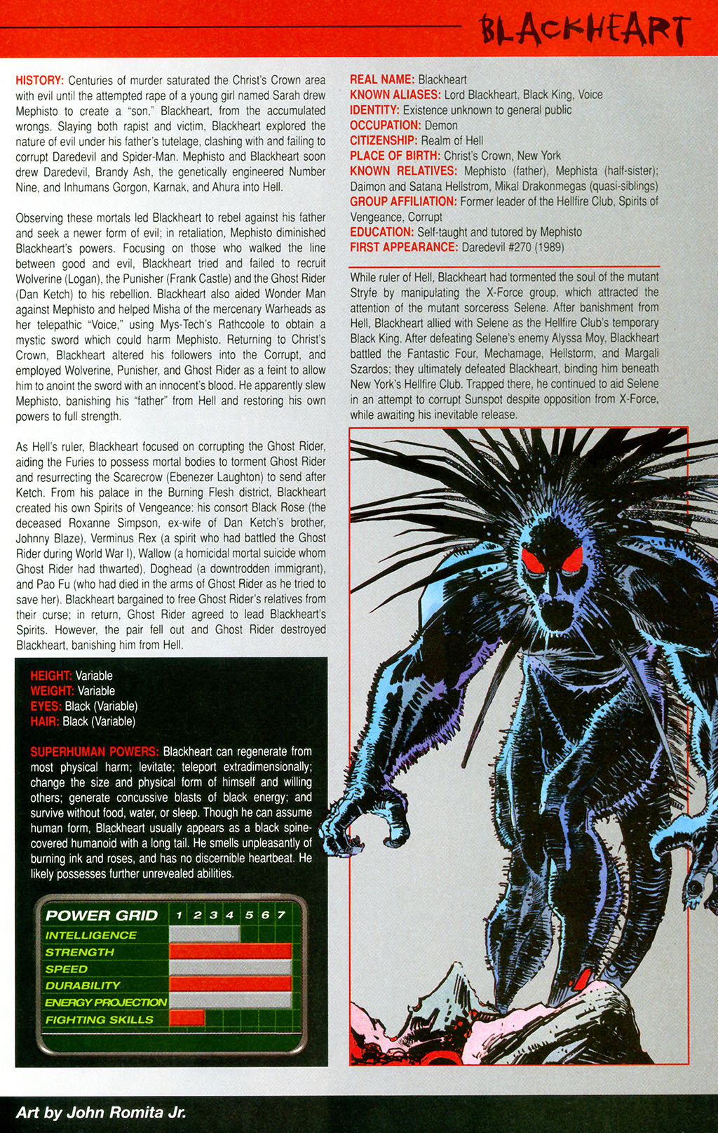 Official Handbook of the Marvel Universe: Horror 2005 Issue #1 - Page 5