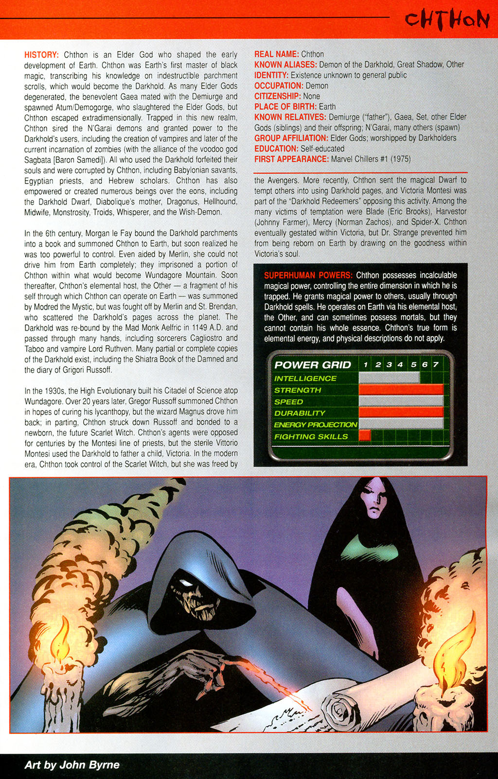 Official Handbook of the Marvel Universe: Horror 2005 Issue #1 - Page 9