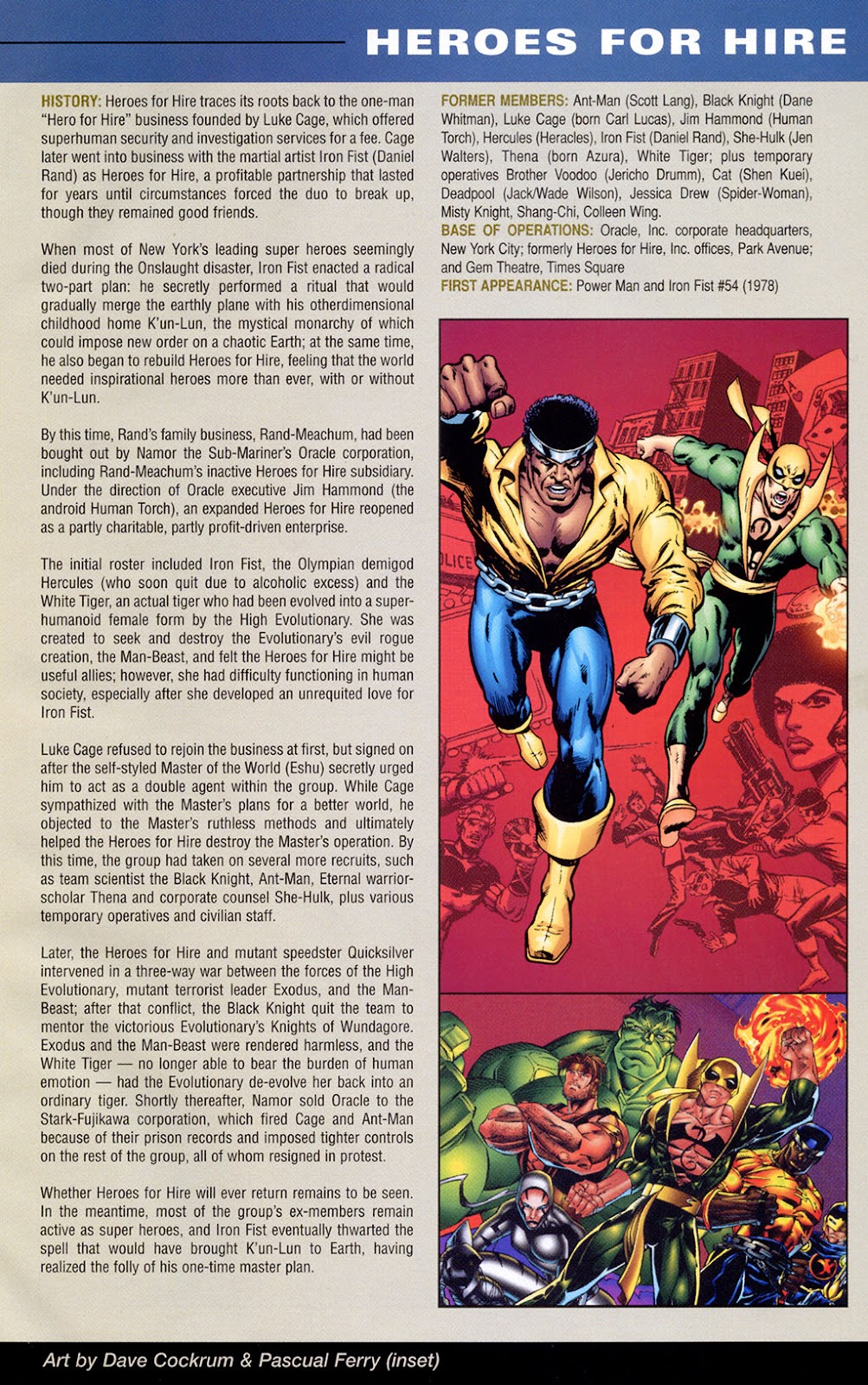 Official Handbook of the Marvel Universe: Teams 2005 Full - Page 23