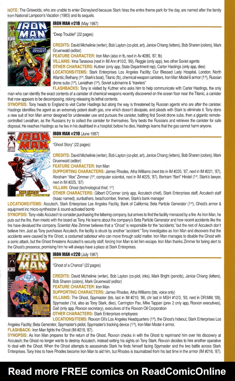 Official Index to the Marvel Universe Issue #7 - Page 25