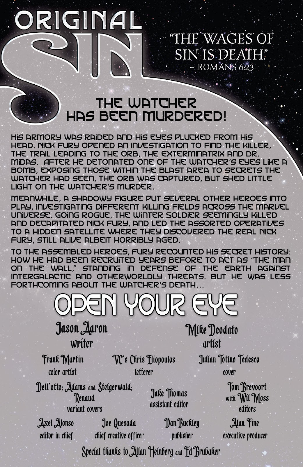 Original Sin Issue #6 - Page 2
