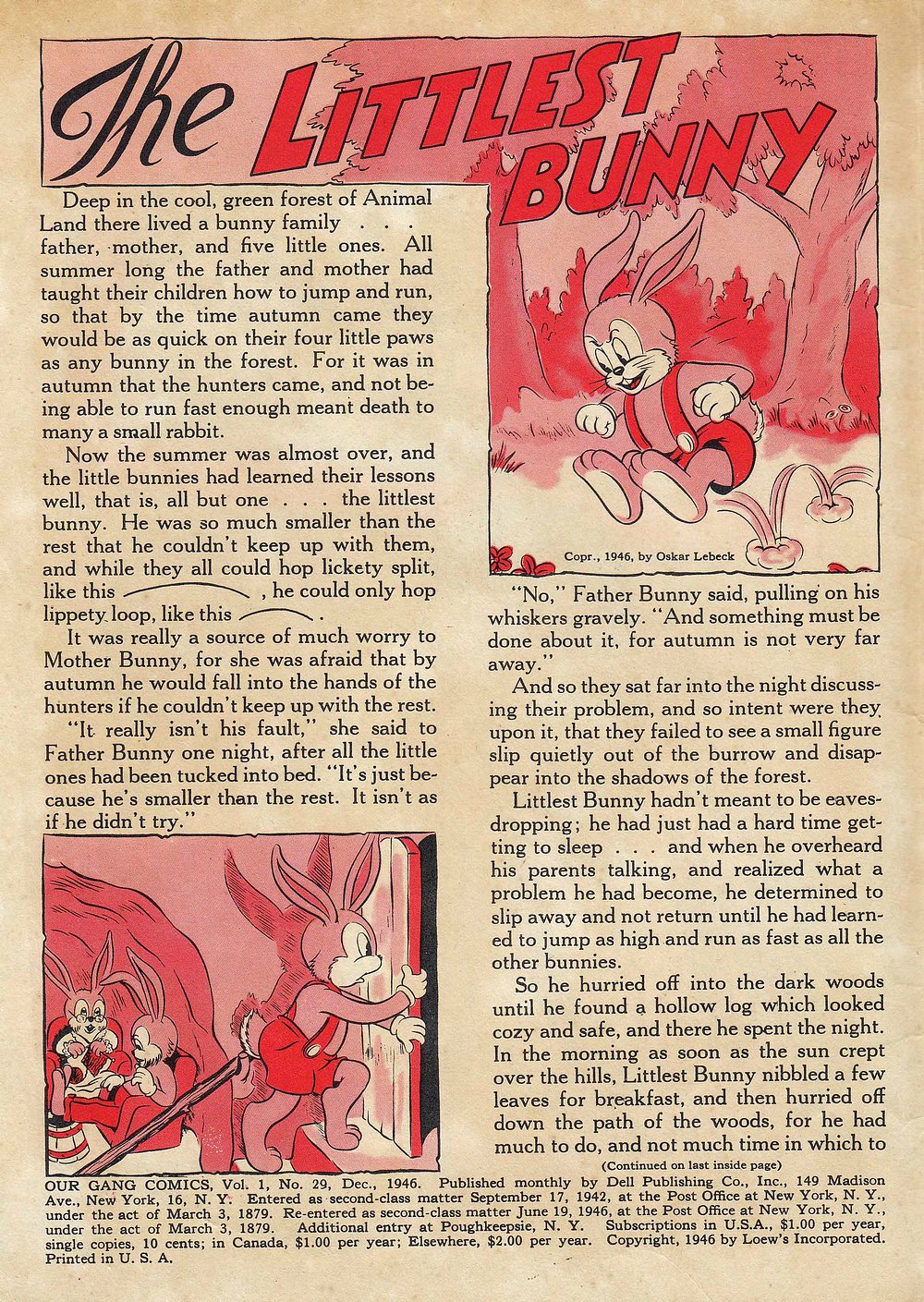 Our Gang Comics Issue #29 - Page 2