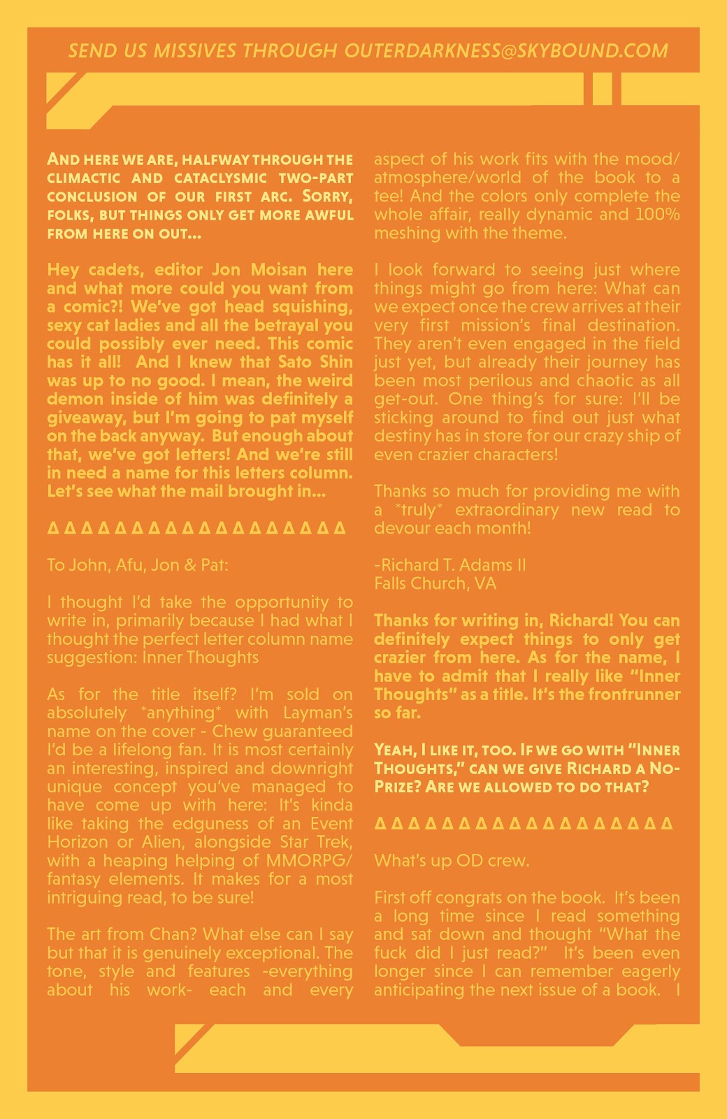 Outer Darkness Issue #5 - Page 22