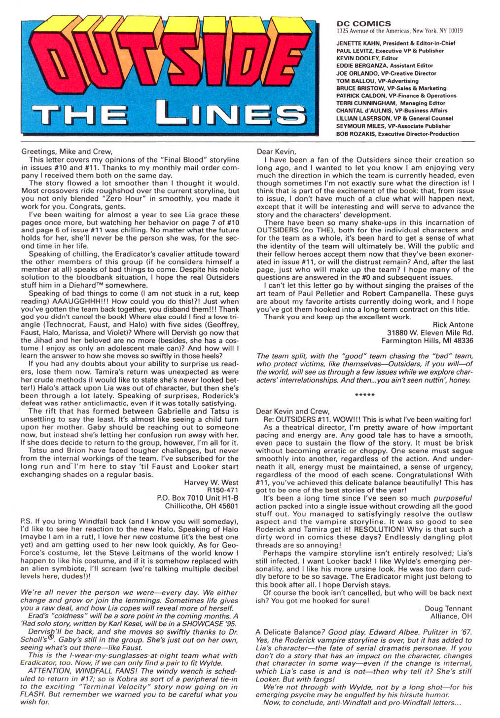 Outsiders (1993) Issue #15 - Page 26