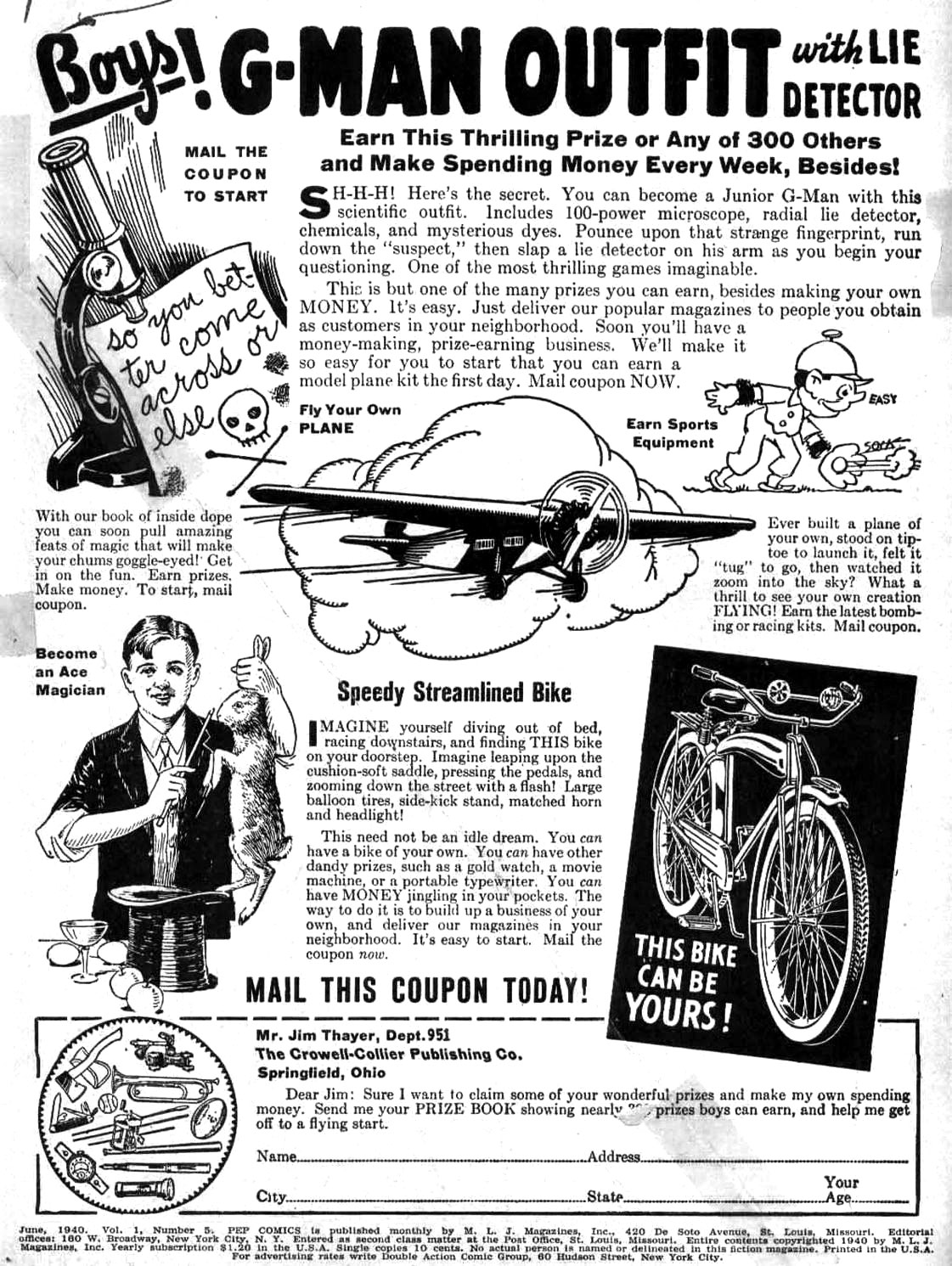 Pep Comics Issue #5 - Page 2