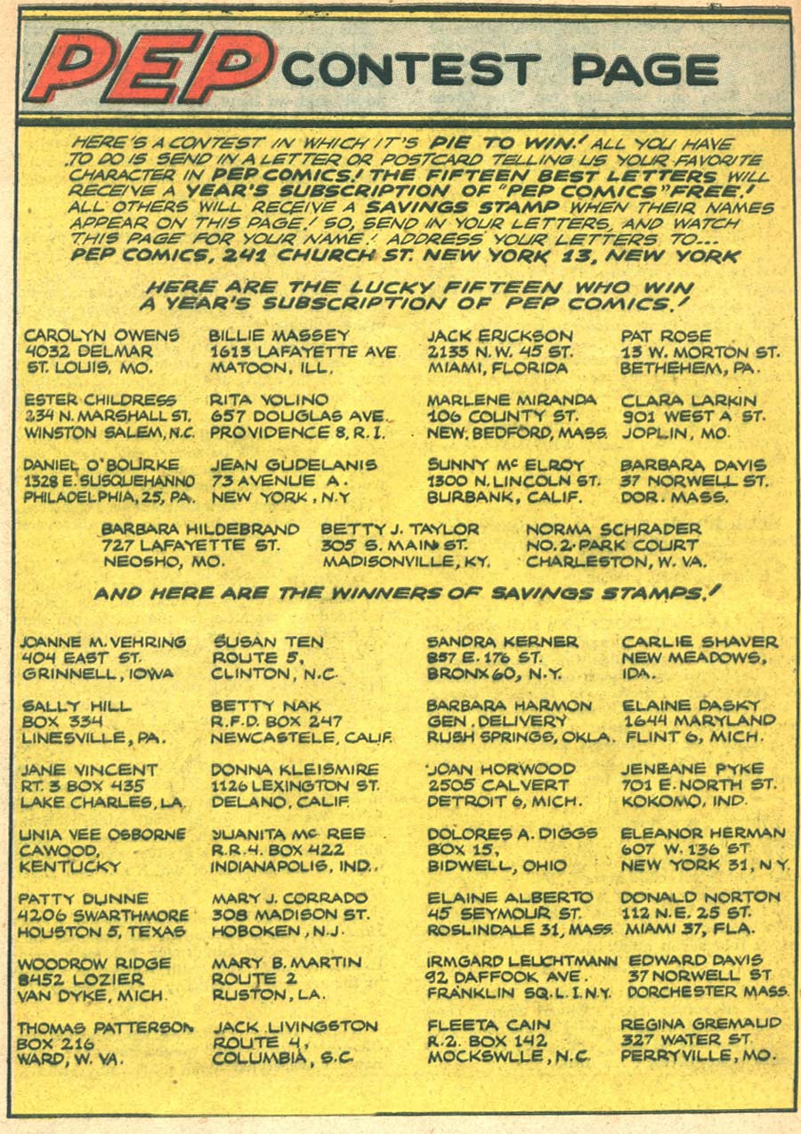 Pep Comics Issue #65 - Page 43
