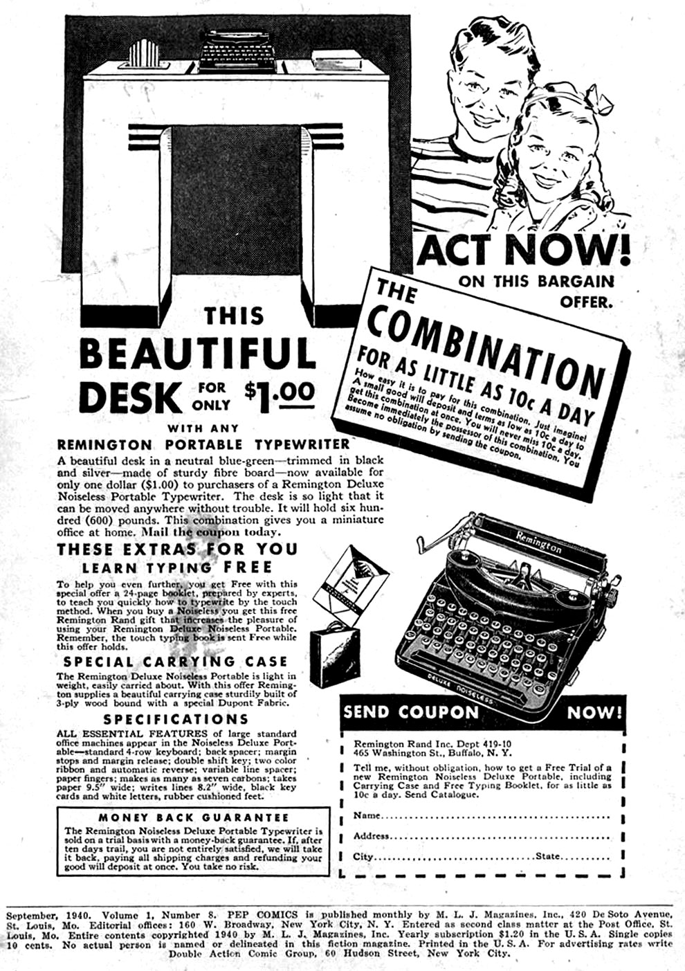 Pep Comics Issue #8 - Page 2