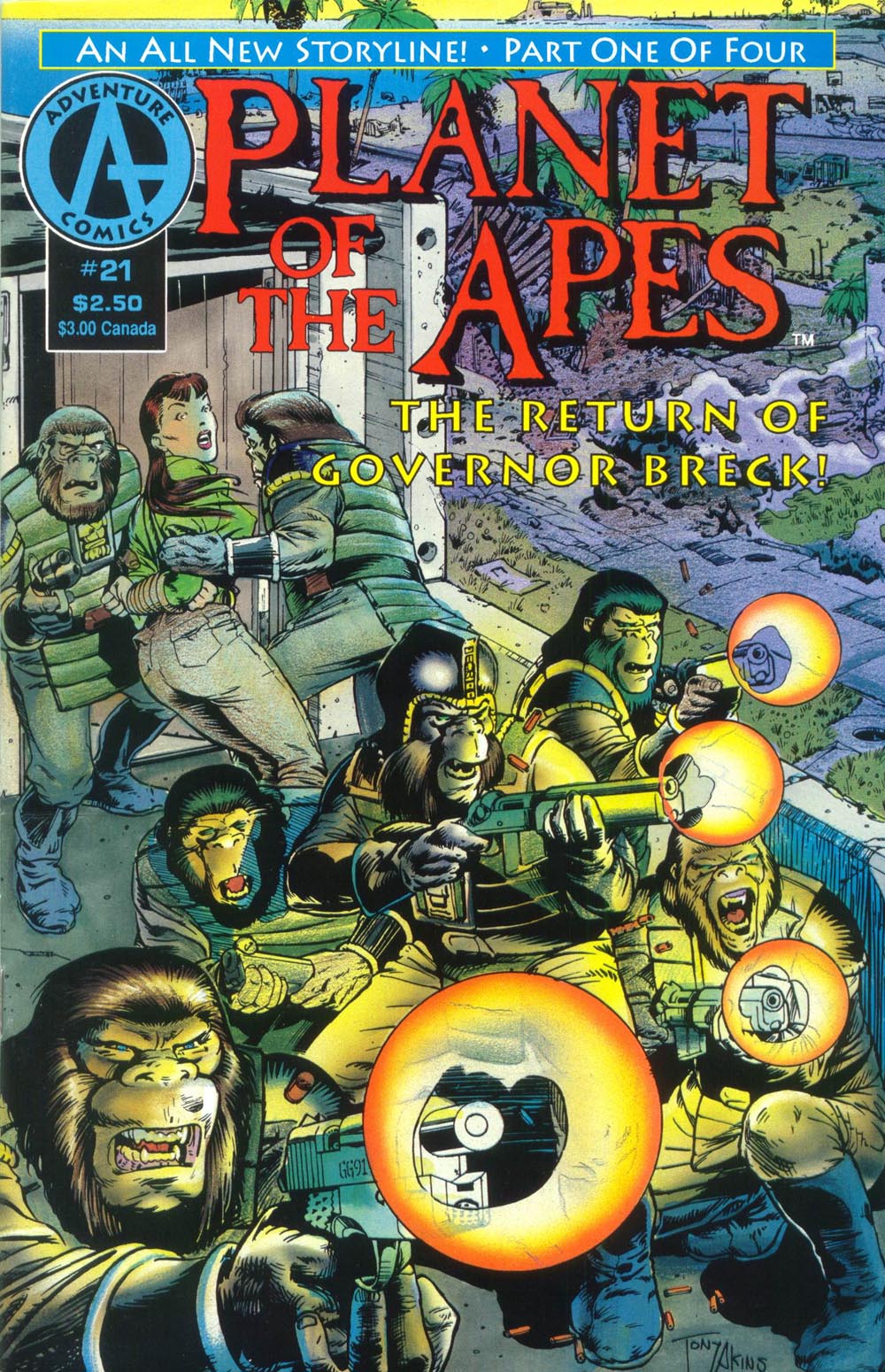 Planet of the Apes (1990) Issue #21 - Page 1