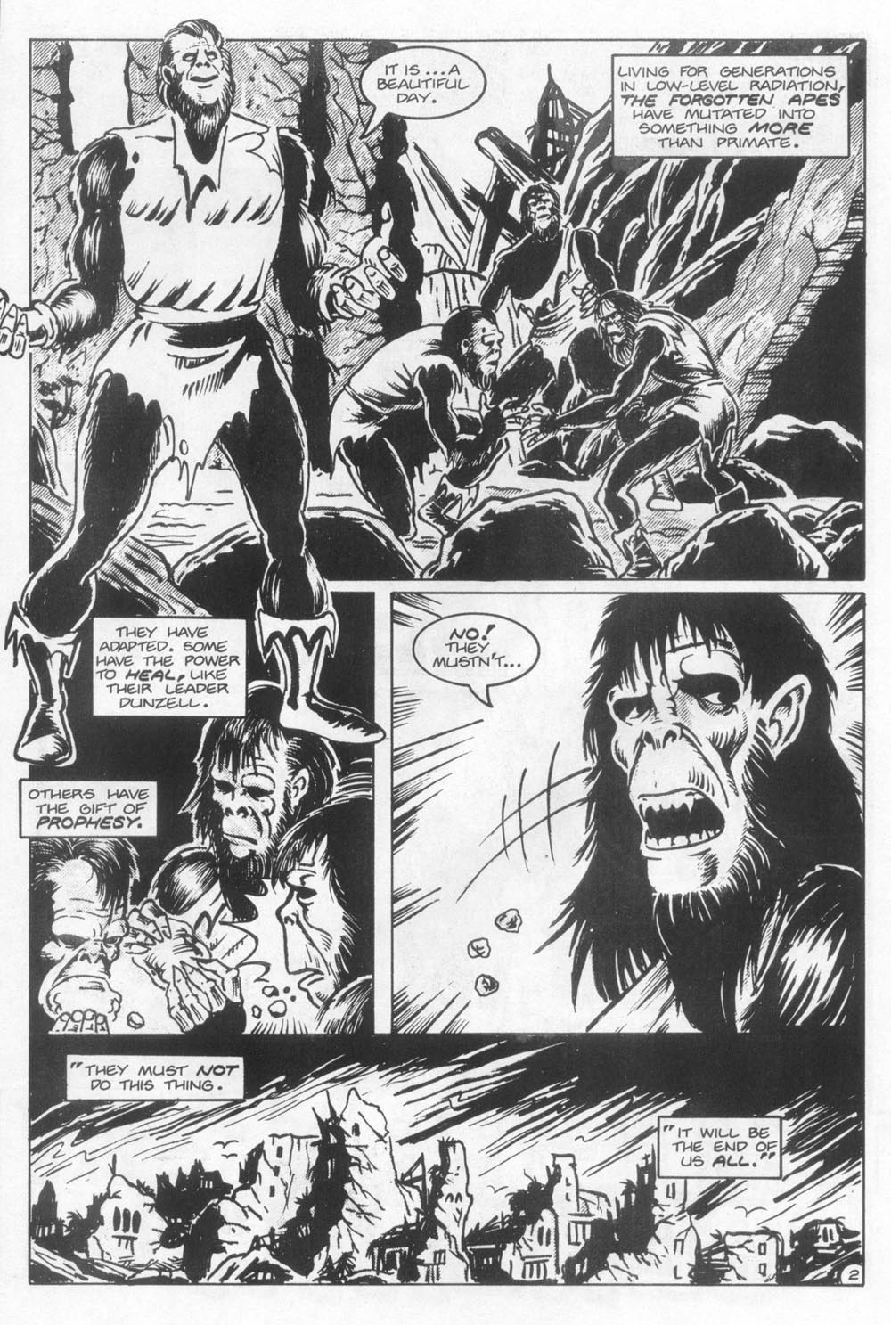 Planet of the Apes (1990) Issue #21 - Page 4