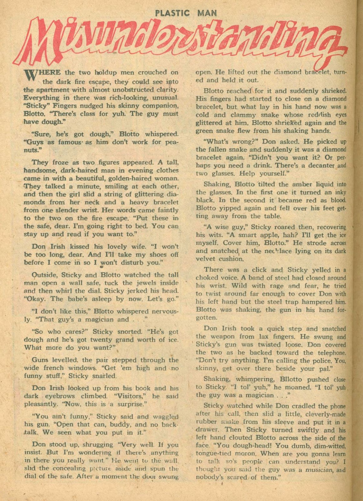 Plastic Man (1943) Issue #21 - Page 22