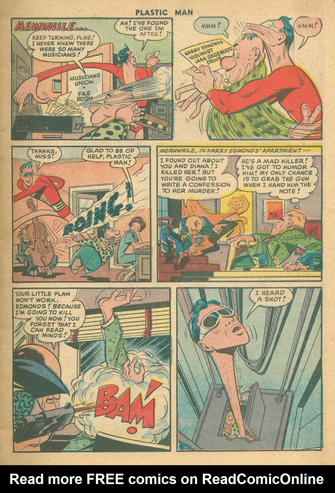 Plastic Man (1943) Issue #21 - Page 7