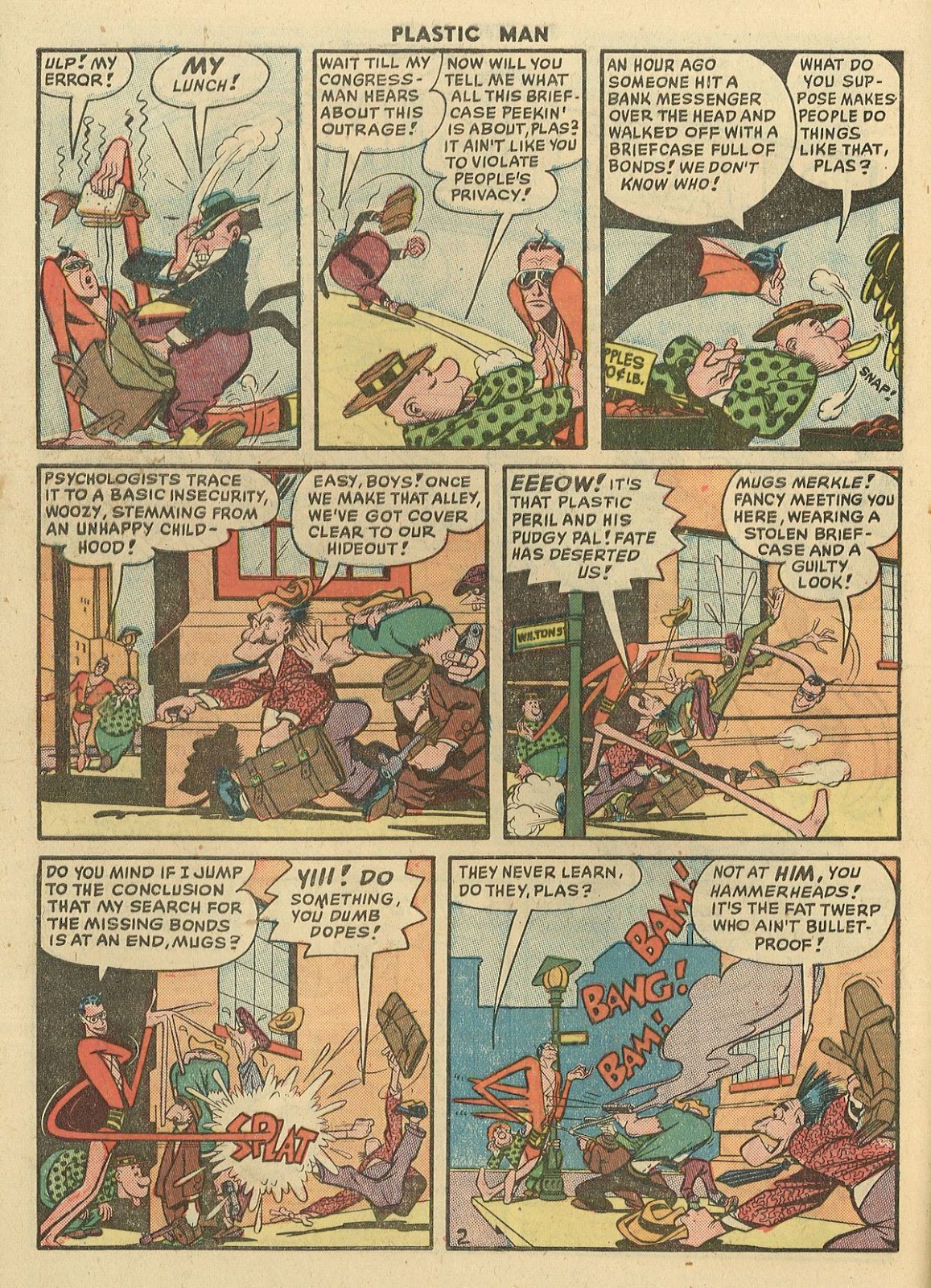 Plastic Man (1943) Issue #22 - Page 4