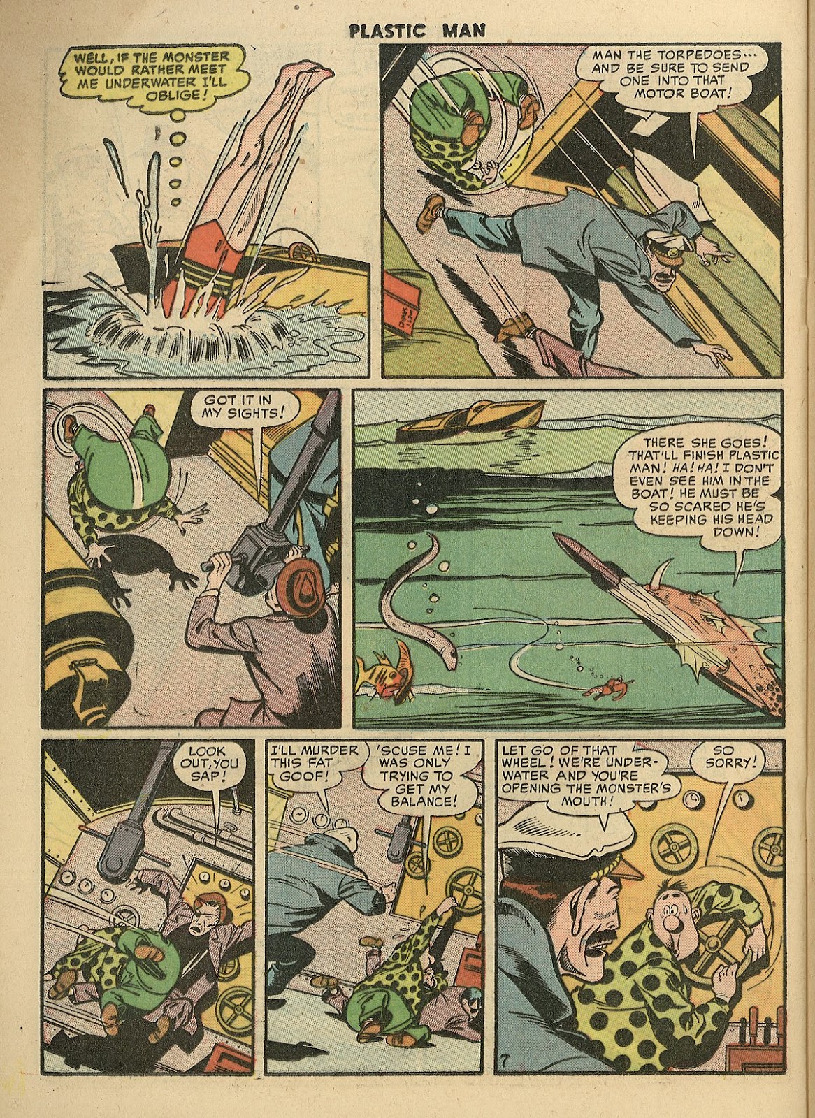 Plastic Man (1943) Issue #28 - Page 32