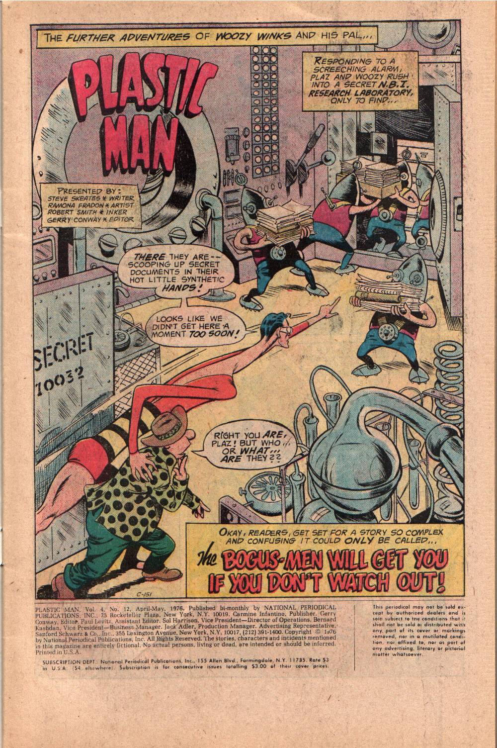 Plastic Man (1976) Issue #12 - Page 3
