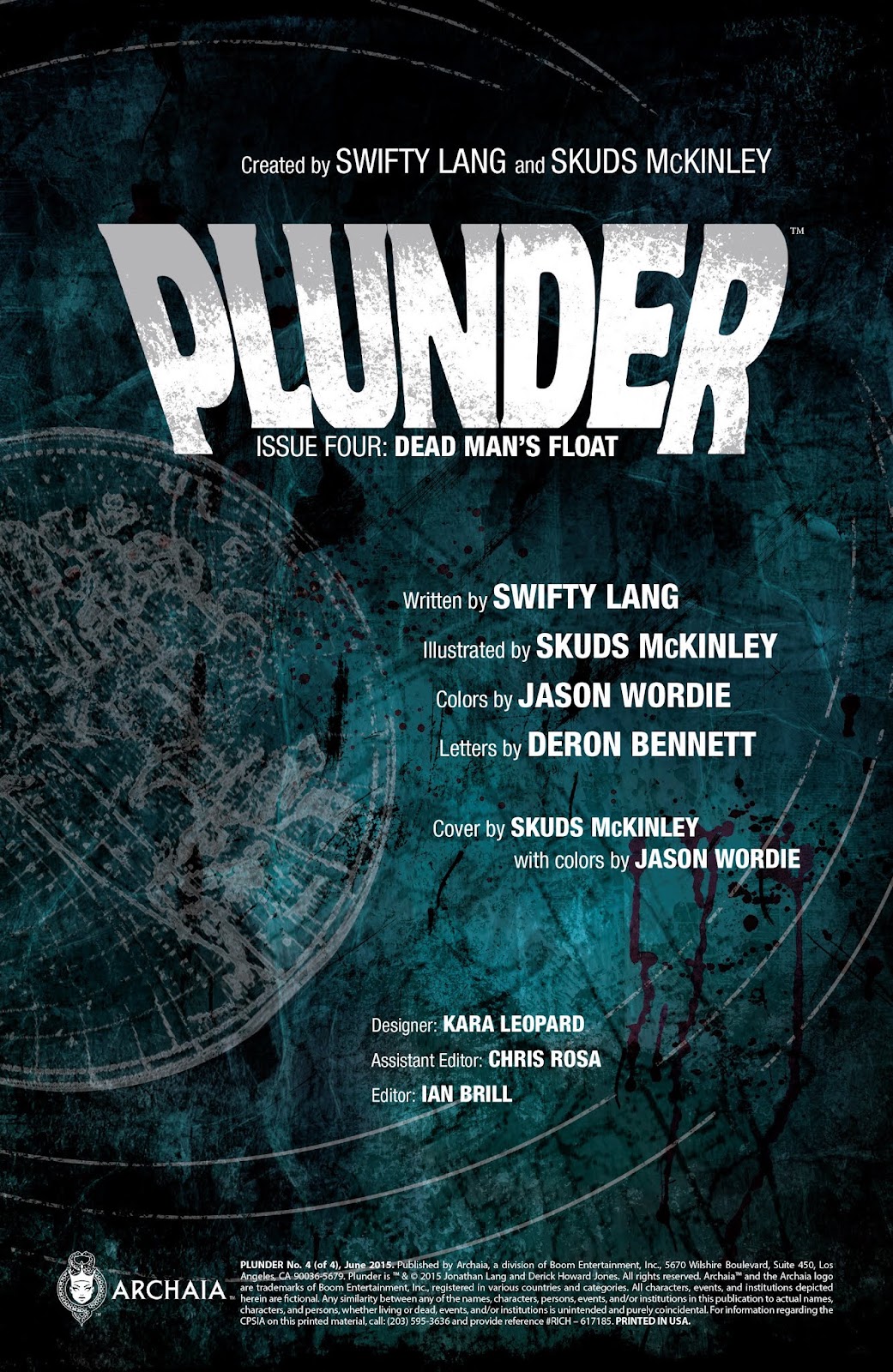 Plunder Issue #4 - Page 2