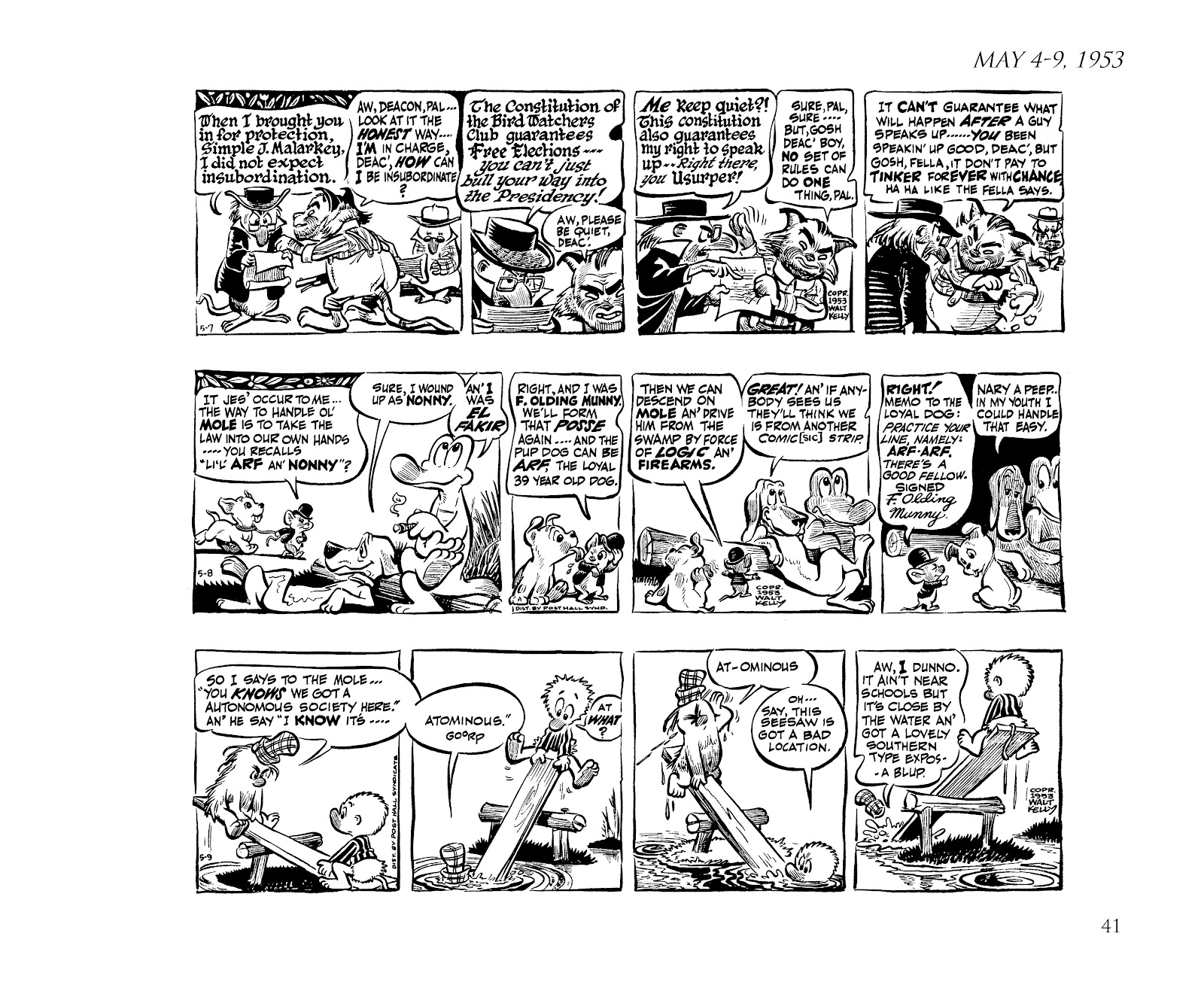 Pogo by Walt Kelly: The Complete Syndicated Comic Strips TPB_3_(Part_1) - Page 53