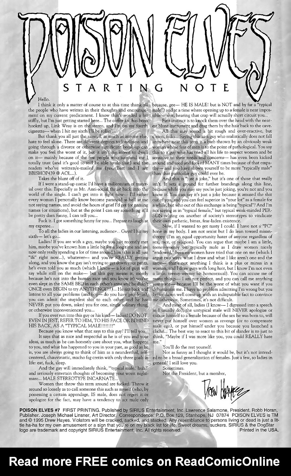 Poison Elves (1995) Issue #7 - Page 2