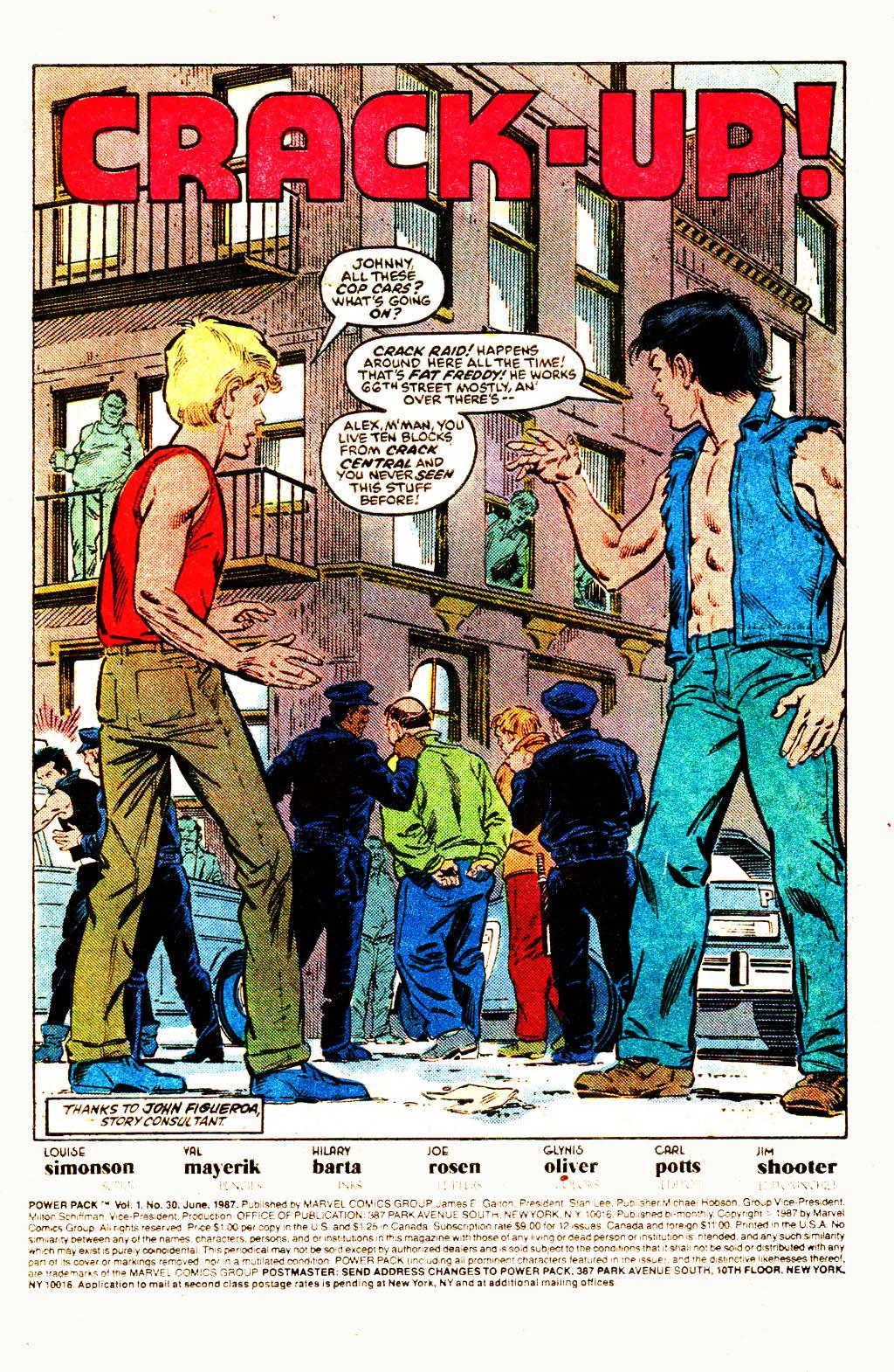 Power Pack (1984) Issue #30 - Page 2
