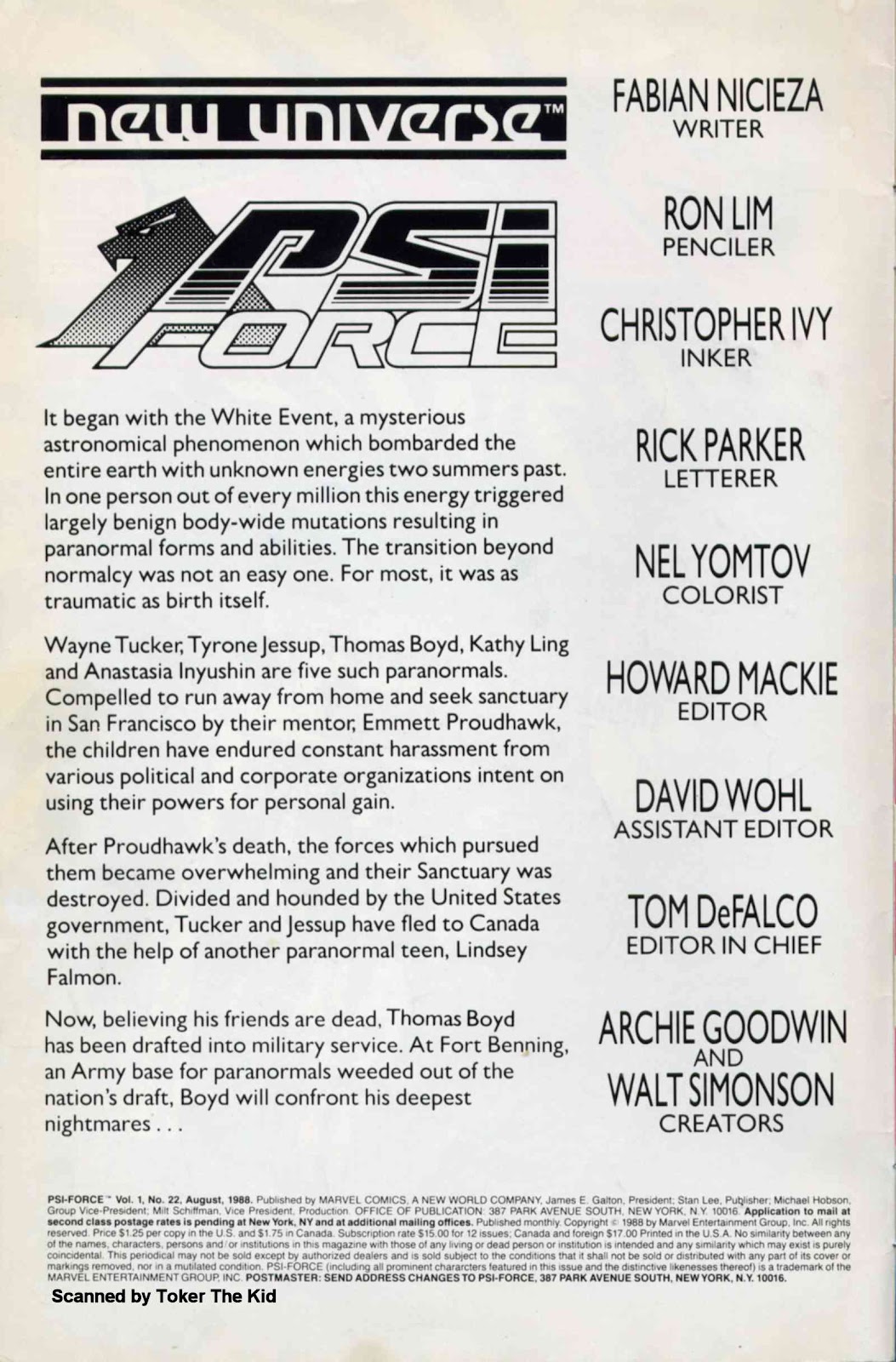Psi-Force Issue #22 - Page 2