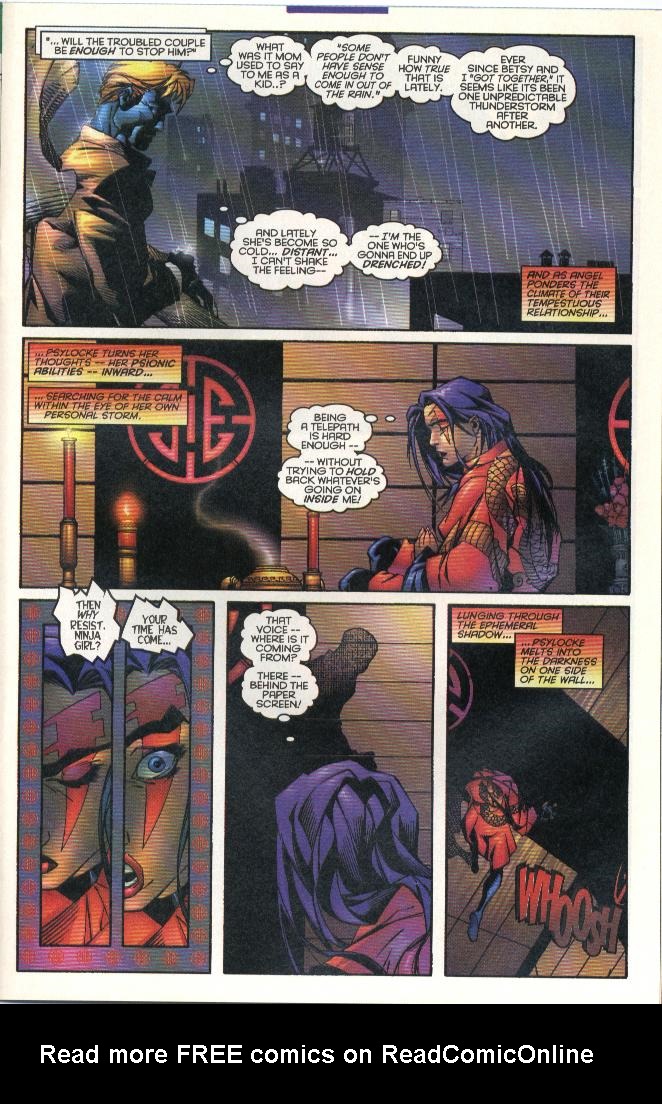Psylocke & Archangel Crimson Dawn Issue #1 - Page 10